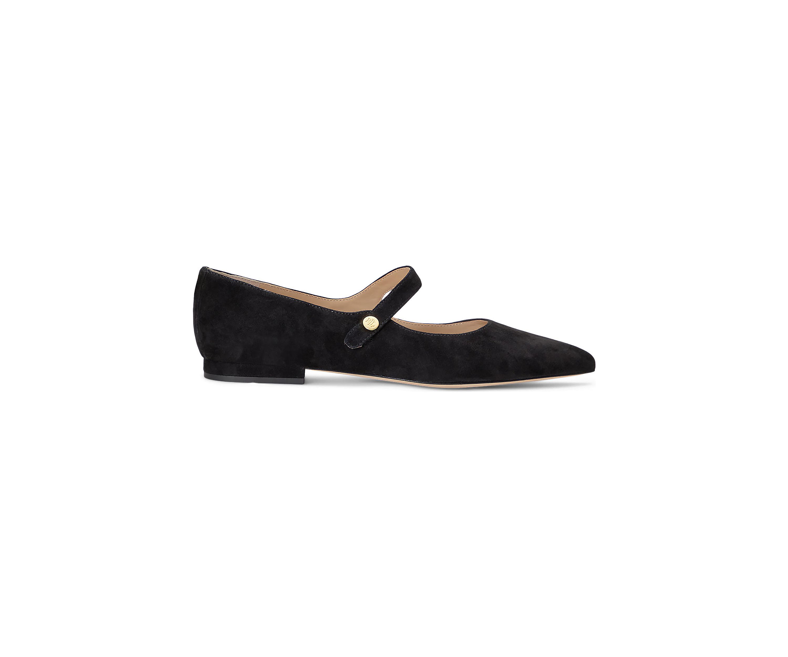 Londyn Suede Mary Jane Flats
