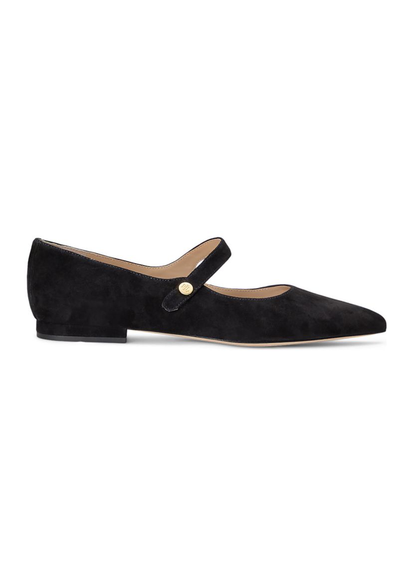 Londyn Suede Mary Jane Flats