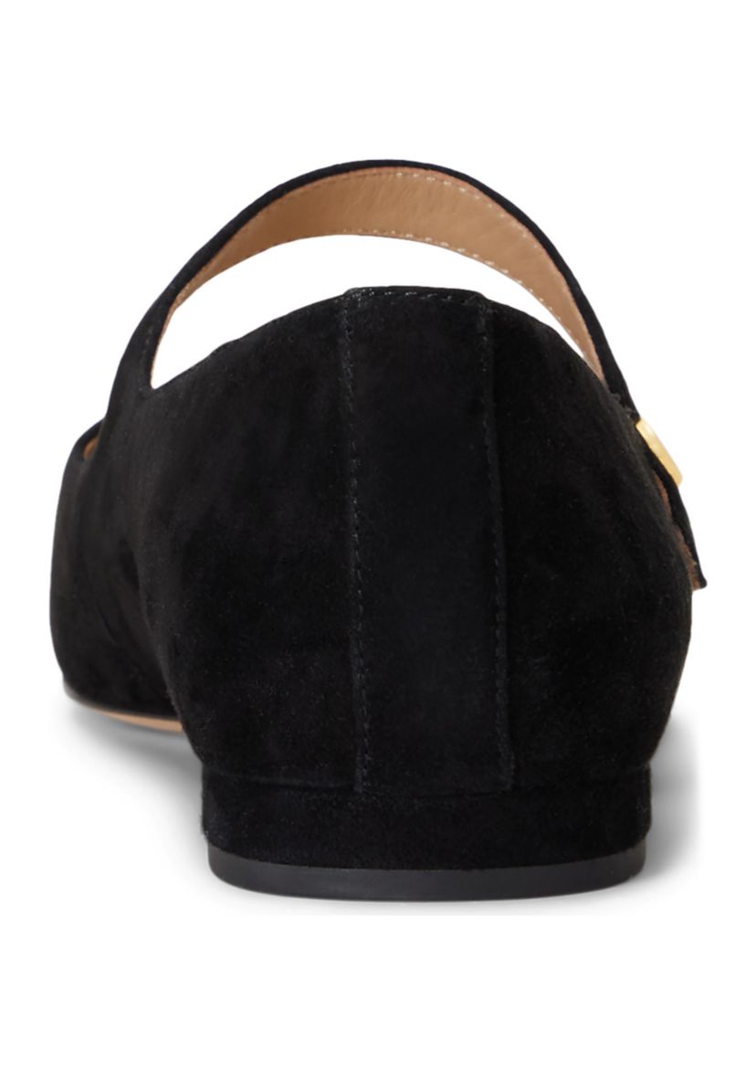 Londyn Suede Mary Jane Flats