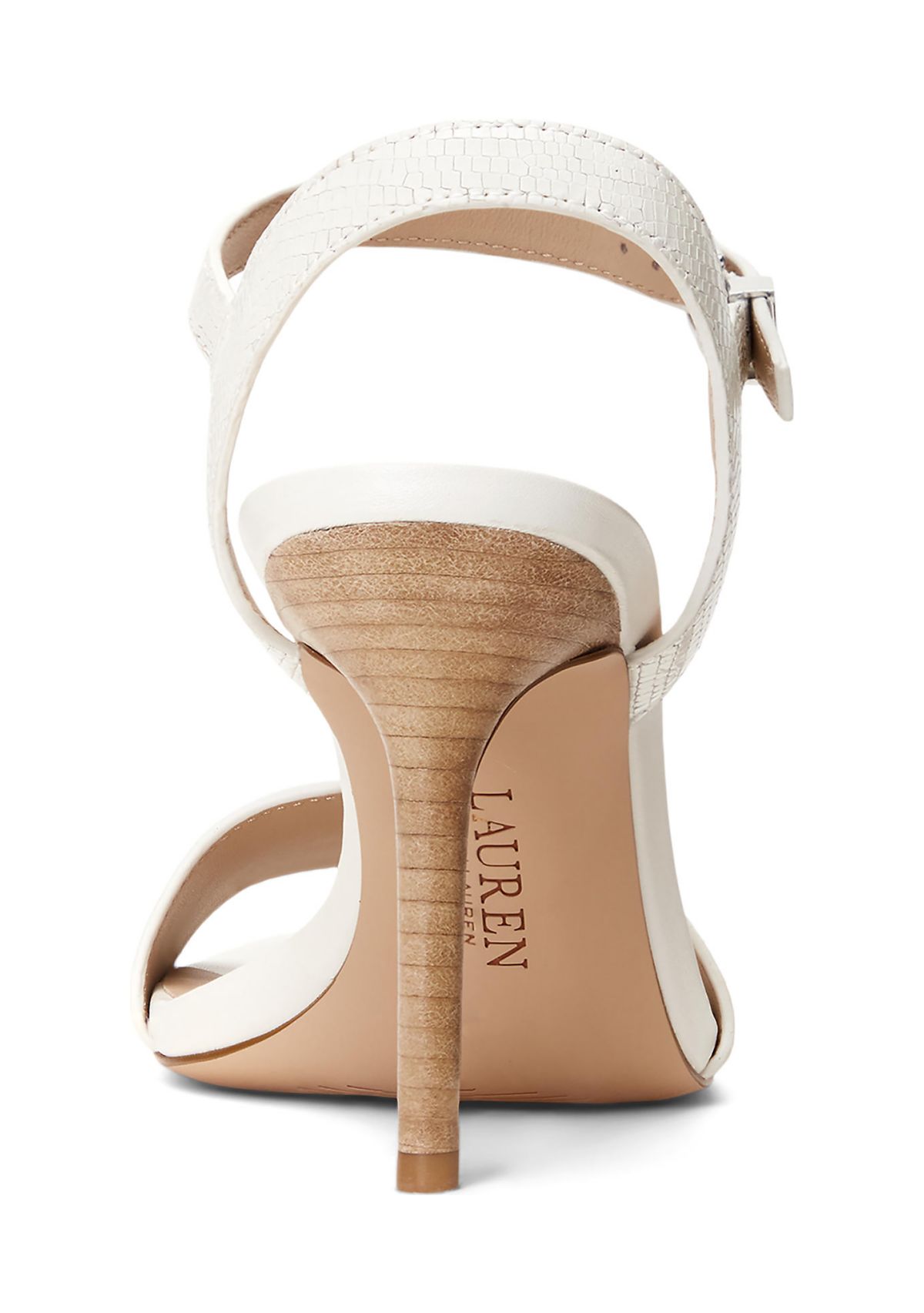 Gwen Lizard Embossed Leather Sandals