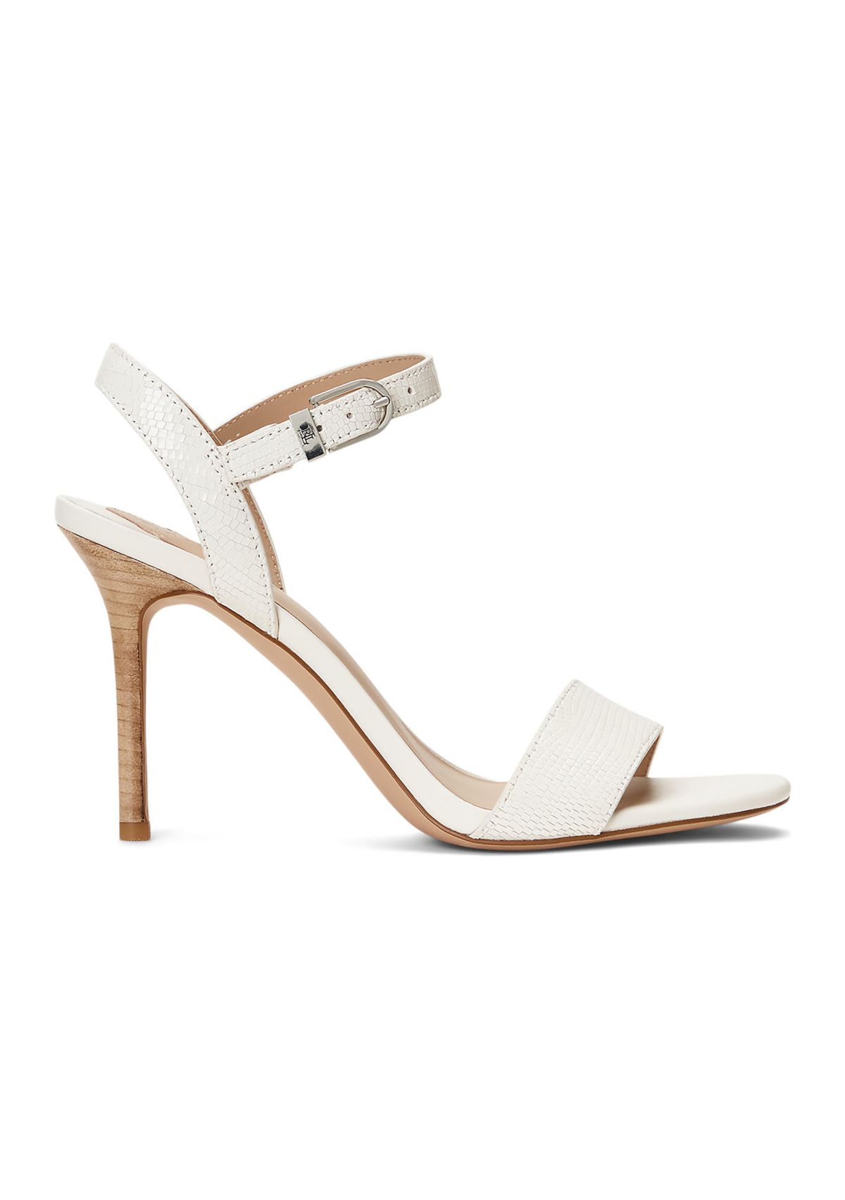 Gwen Lizard Embossed Leather Sandals