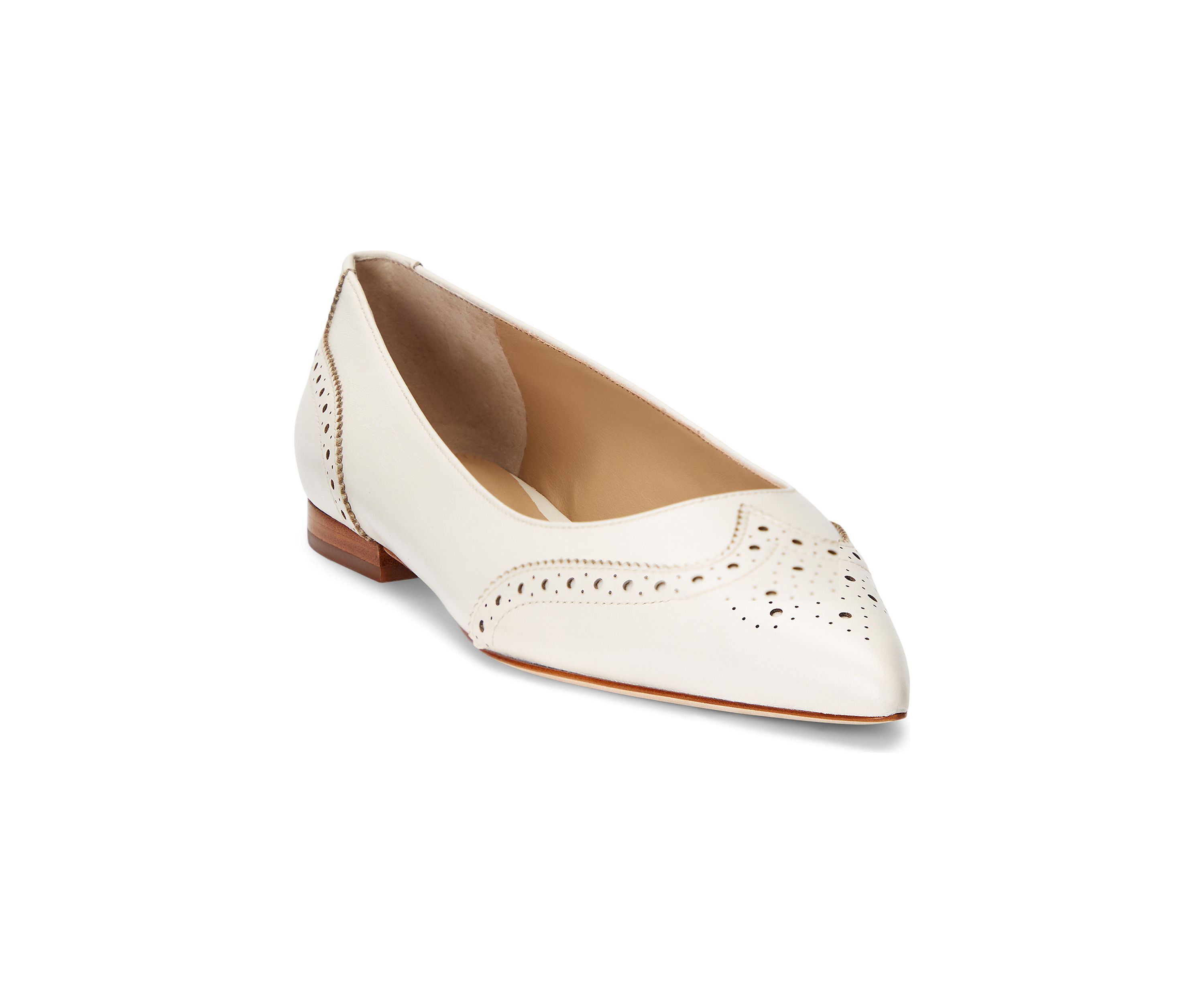 Loraine Nappa Leather Ballet Flats