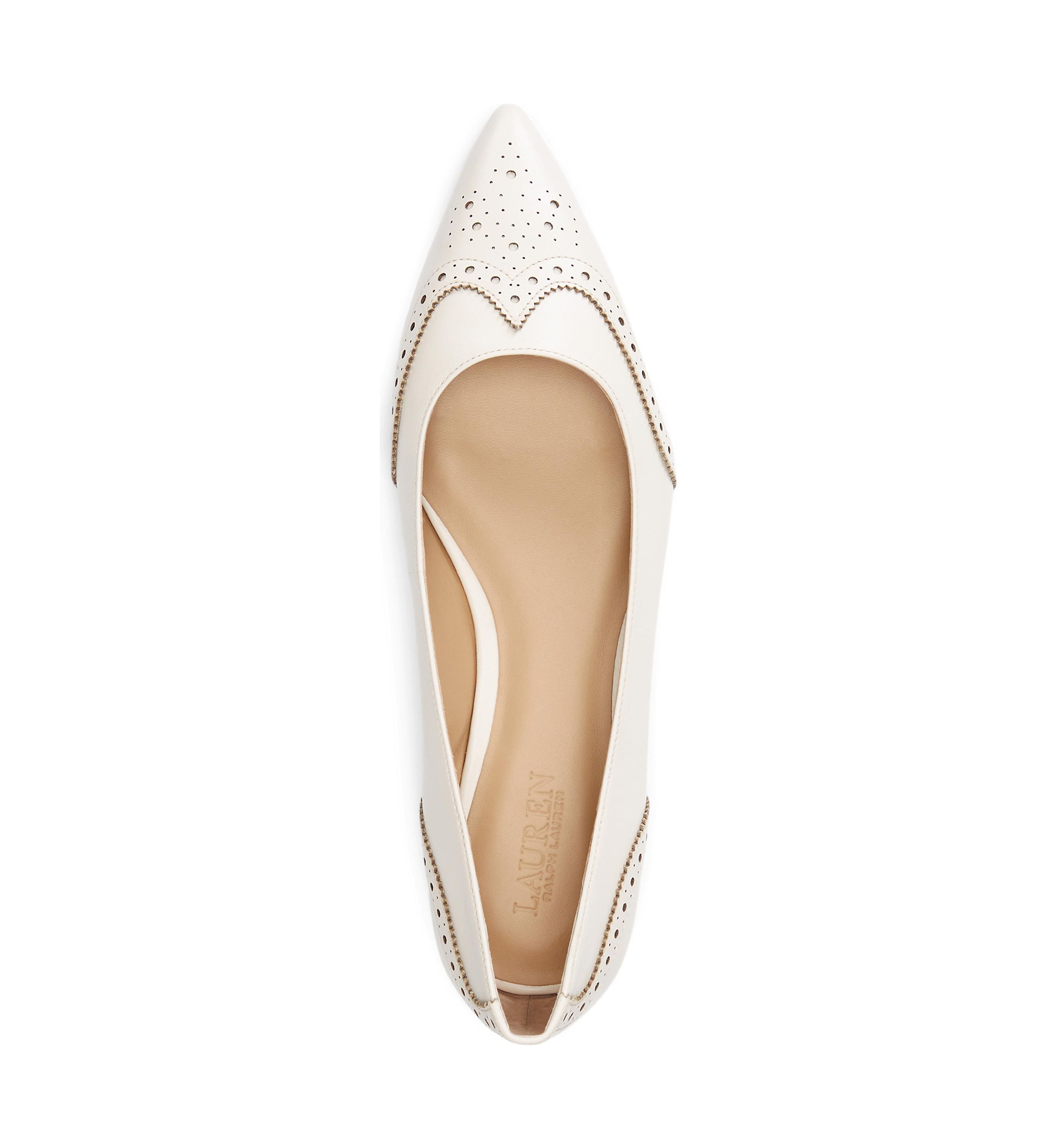 Loraine Nappa Leather Ballet Flats