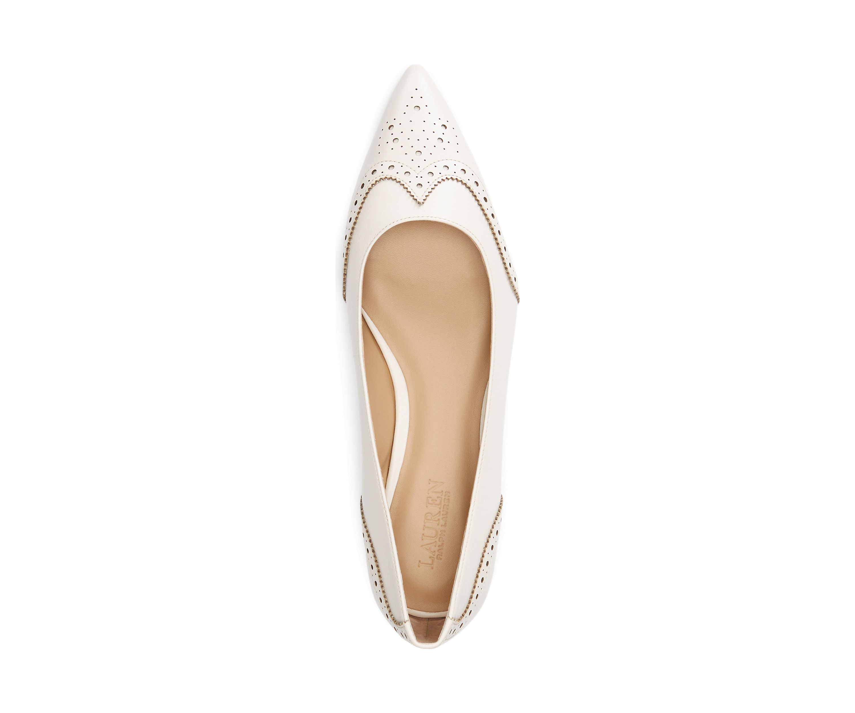 Loraine Nappa Leather Ballet Flats