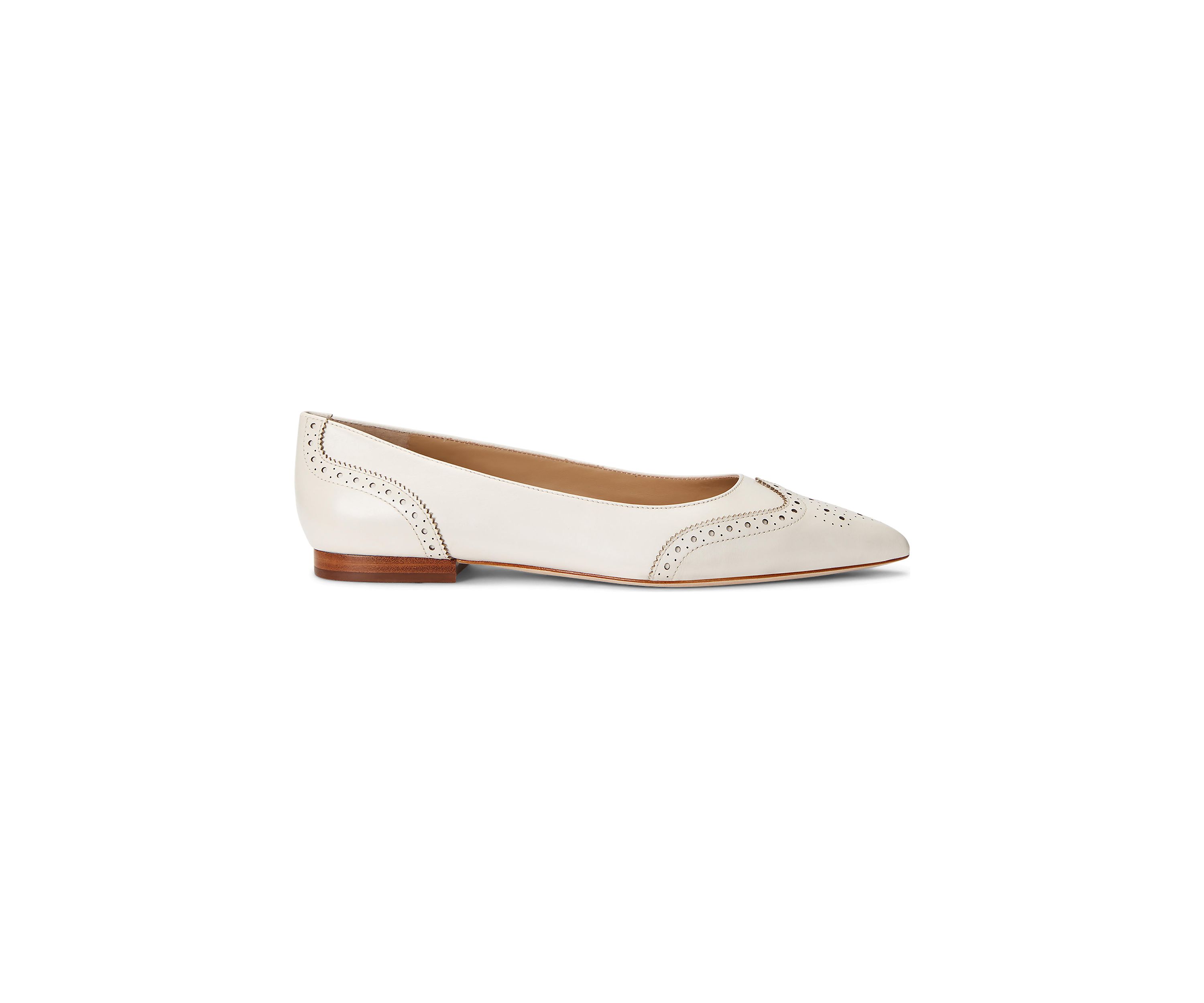 Loraine Nappa Leather Ballet Flats