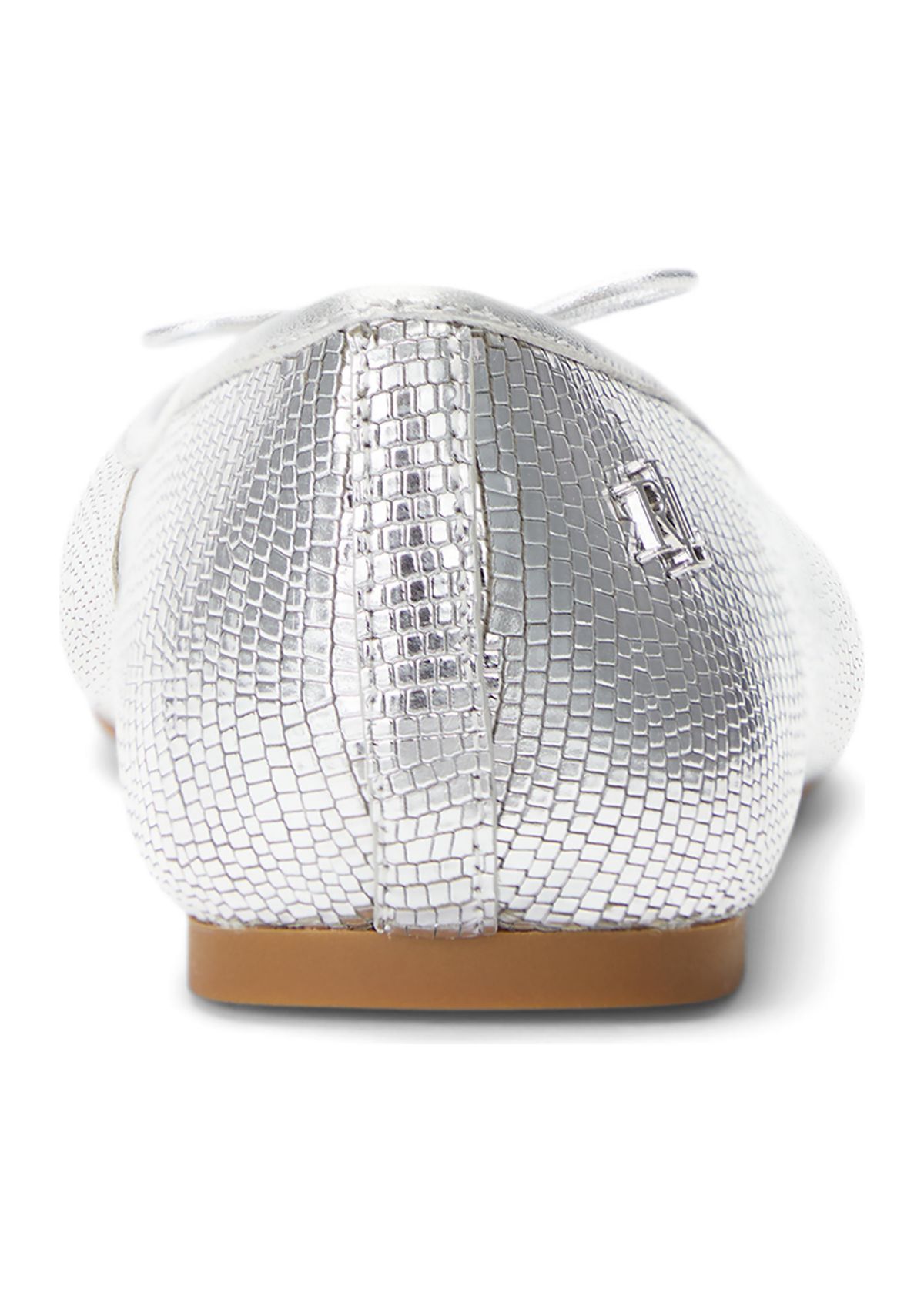 Jayna Metallic Lizard Embossed Flats