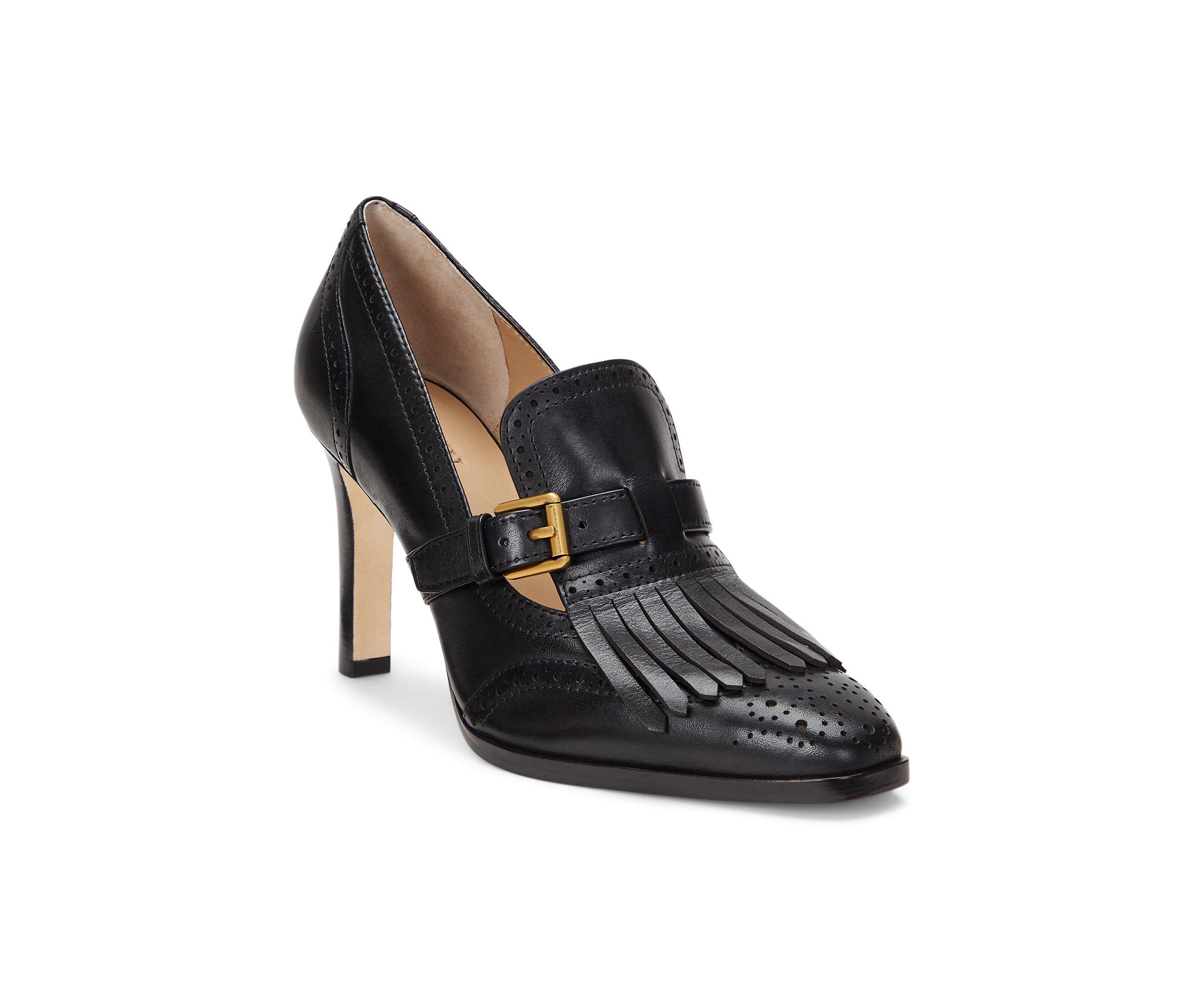 Colleen Perforated Leather Kiltie Pump