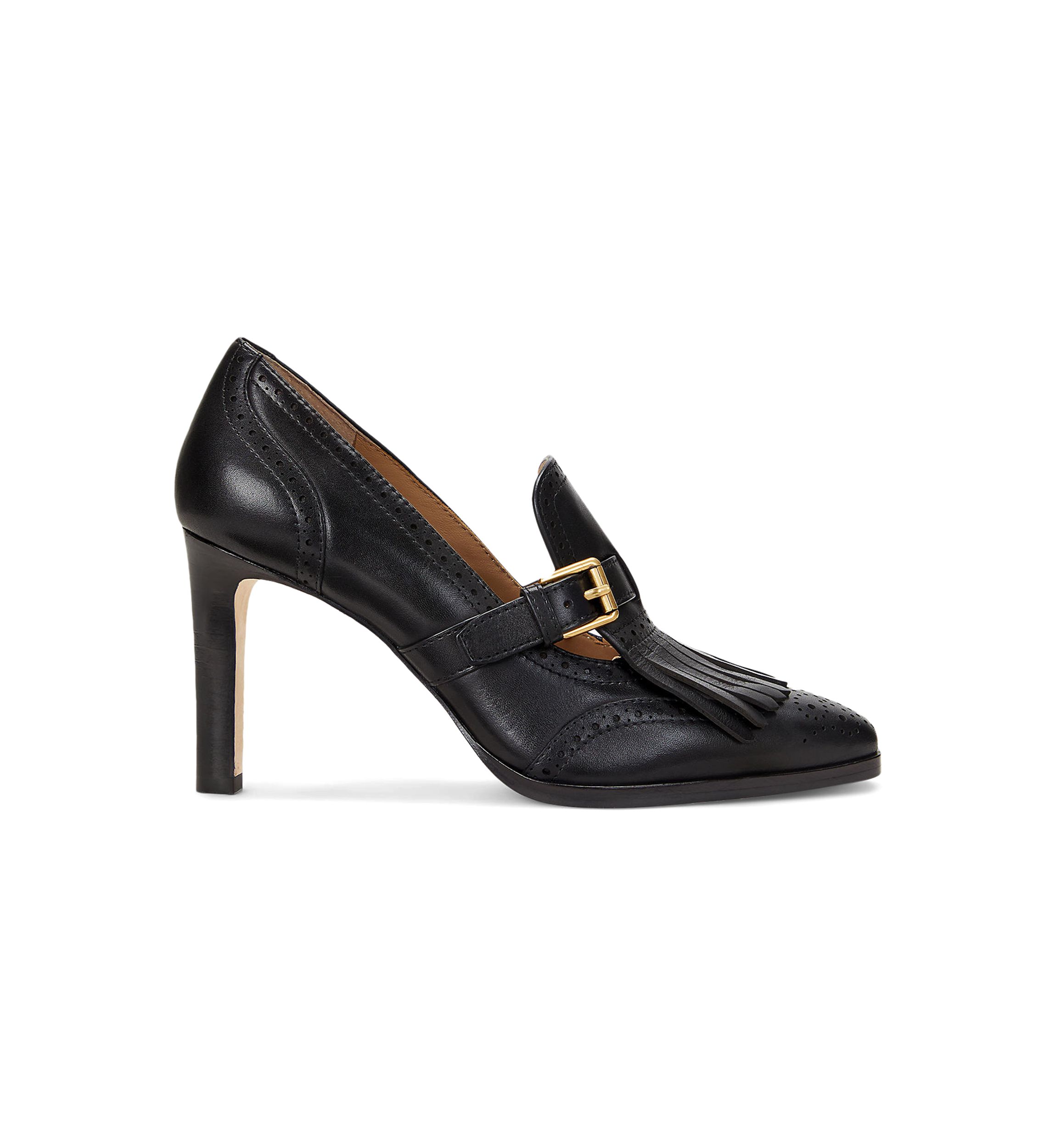 Colleen Perforated Leather Kiltie Pump