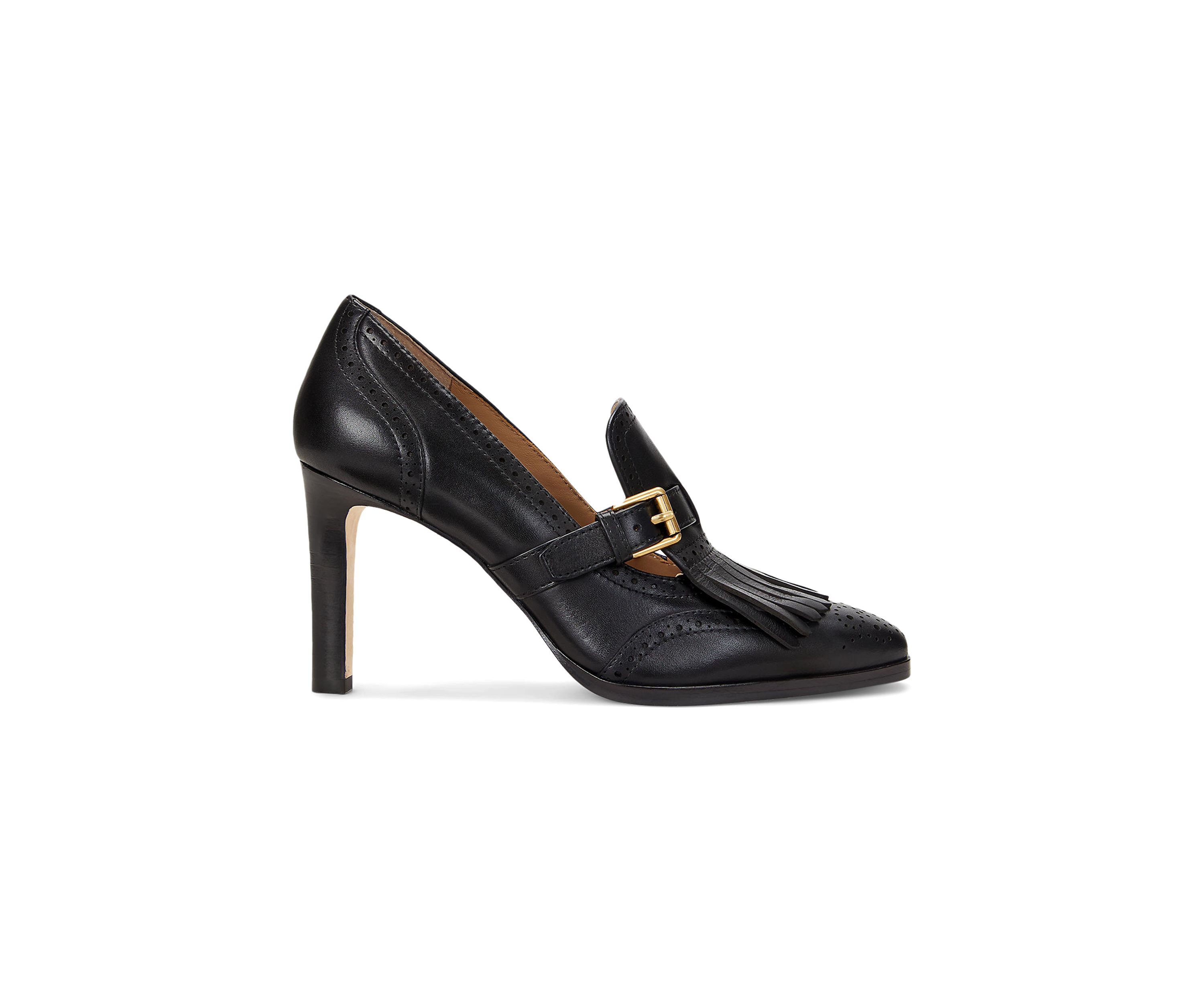 Colleen Perforated Leather Kiltie Pump
