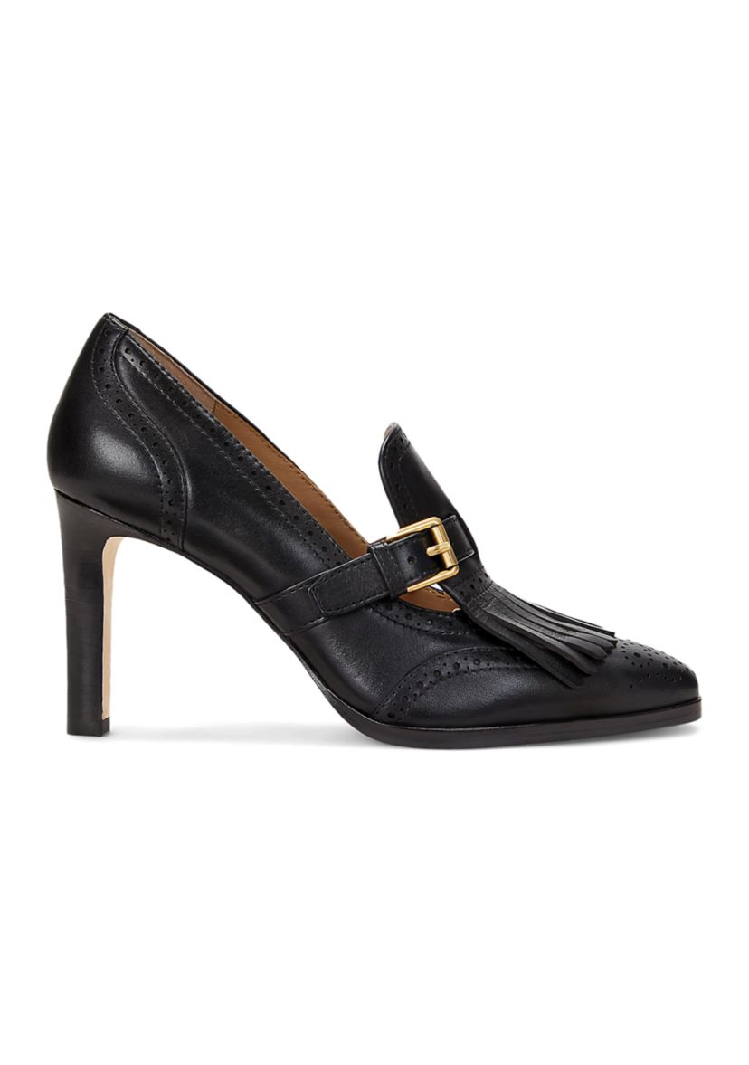 Colleen Perforated Leather Kiltie Pump