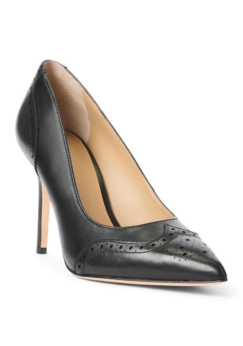 Lynden Burnished Leather Pumps