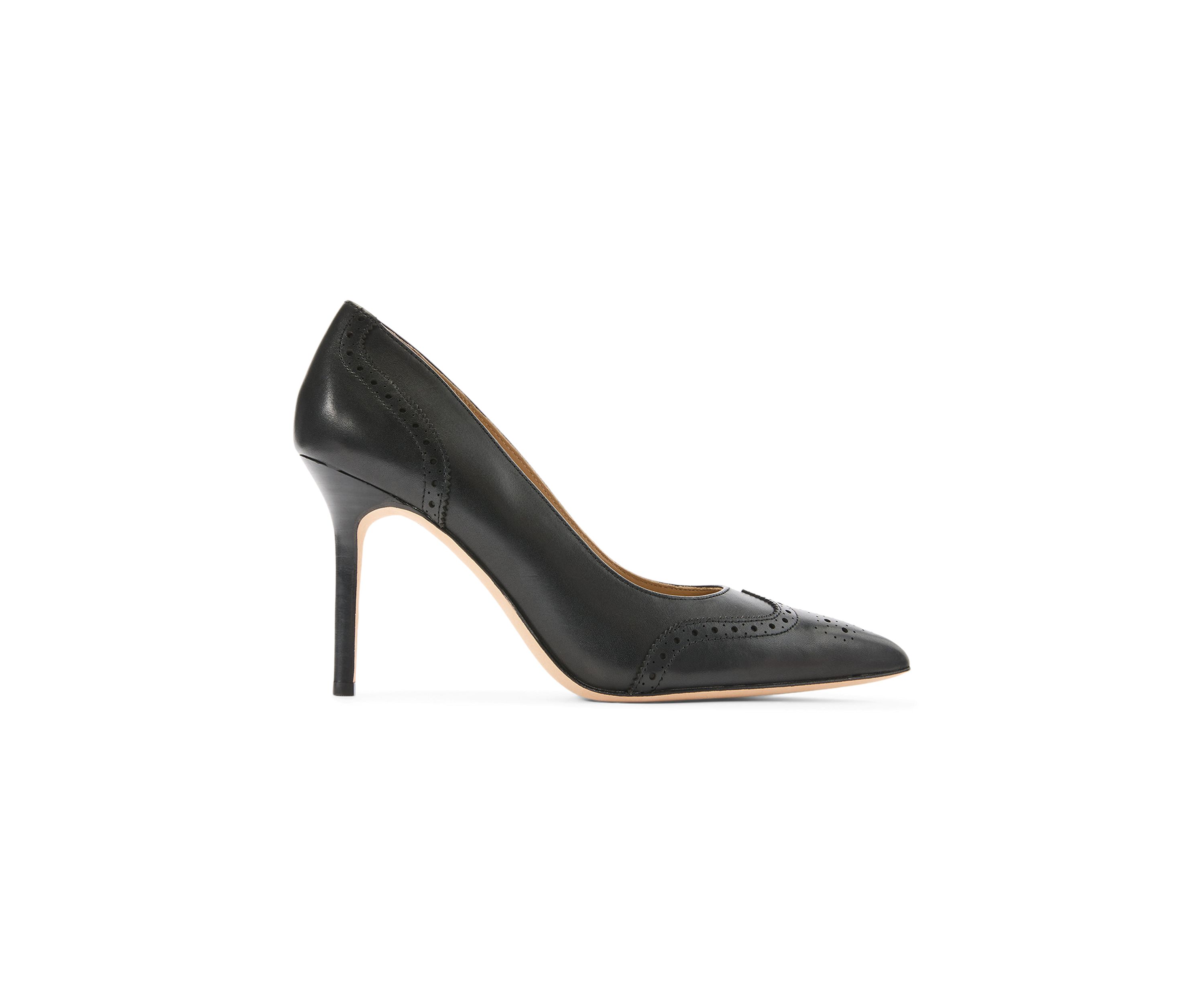 Lynden Burnished Leather Pumps