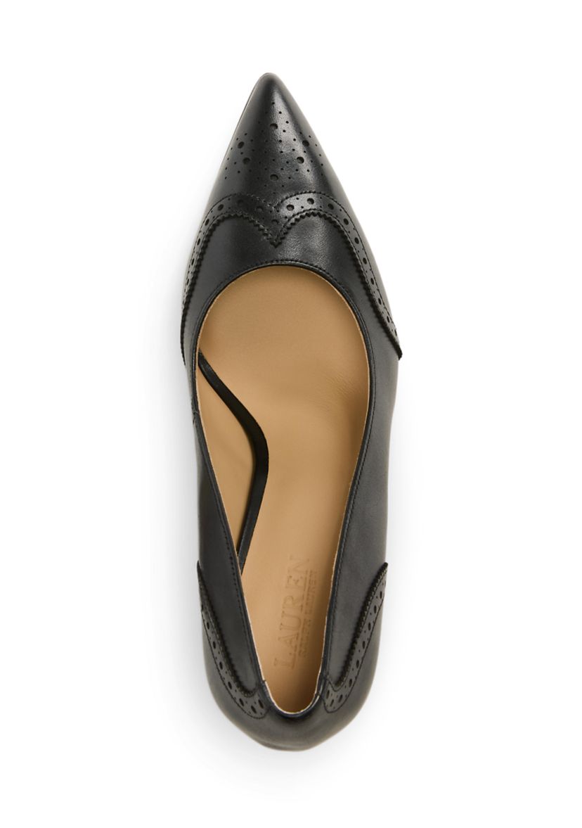 Lynden Burnished Leather Pumps