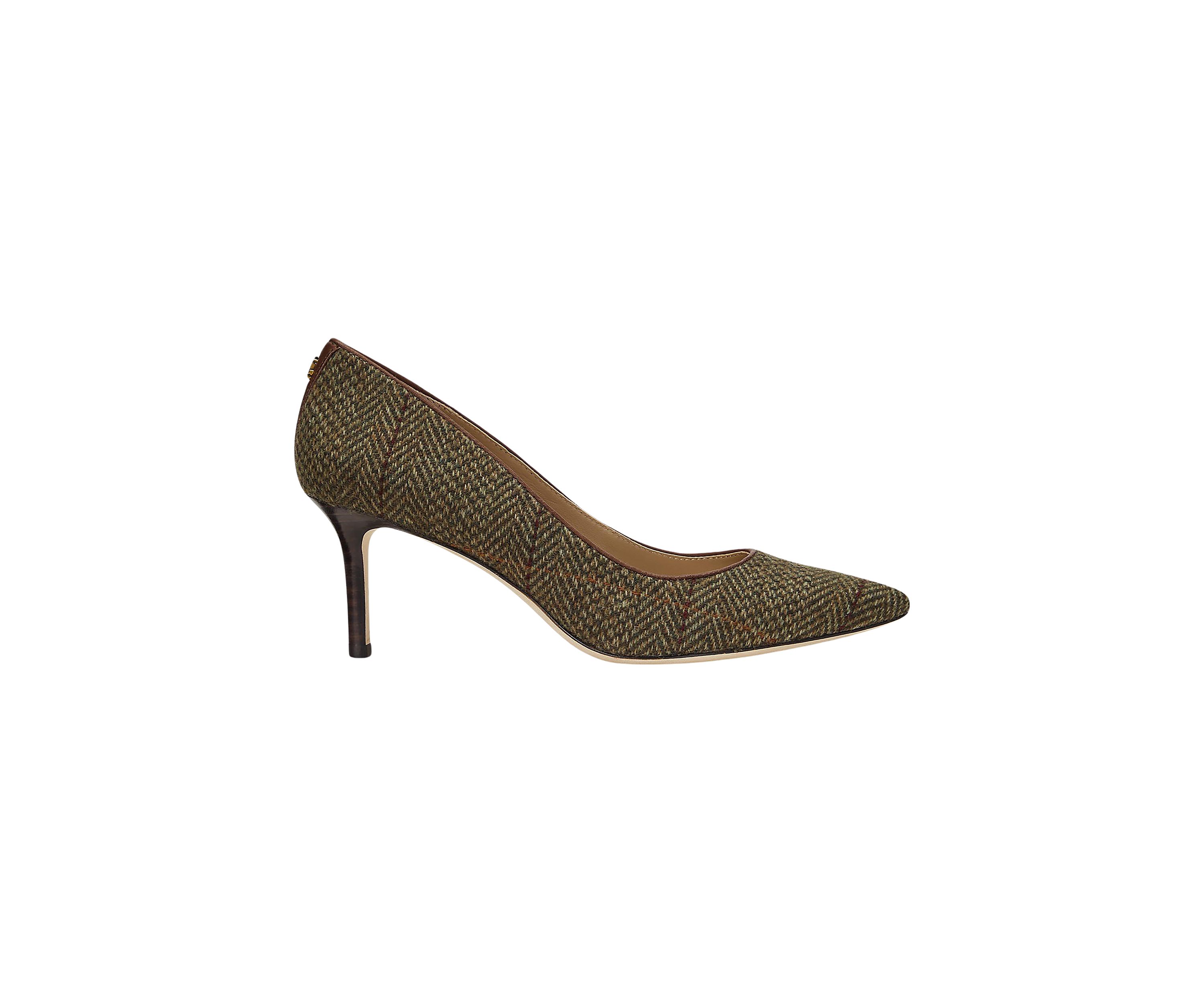 Lanette Herringbone Tweed Pumps