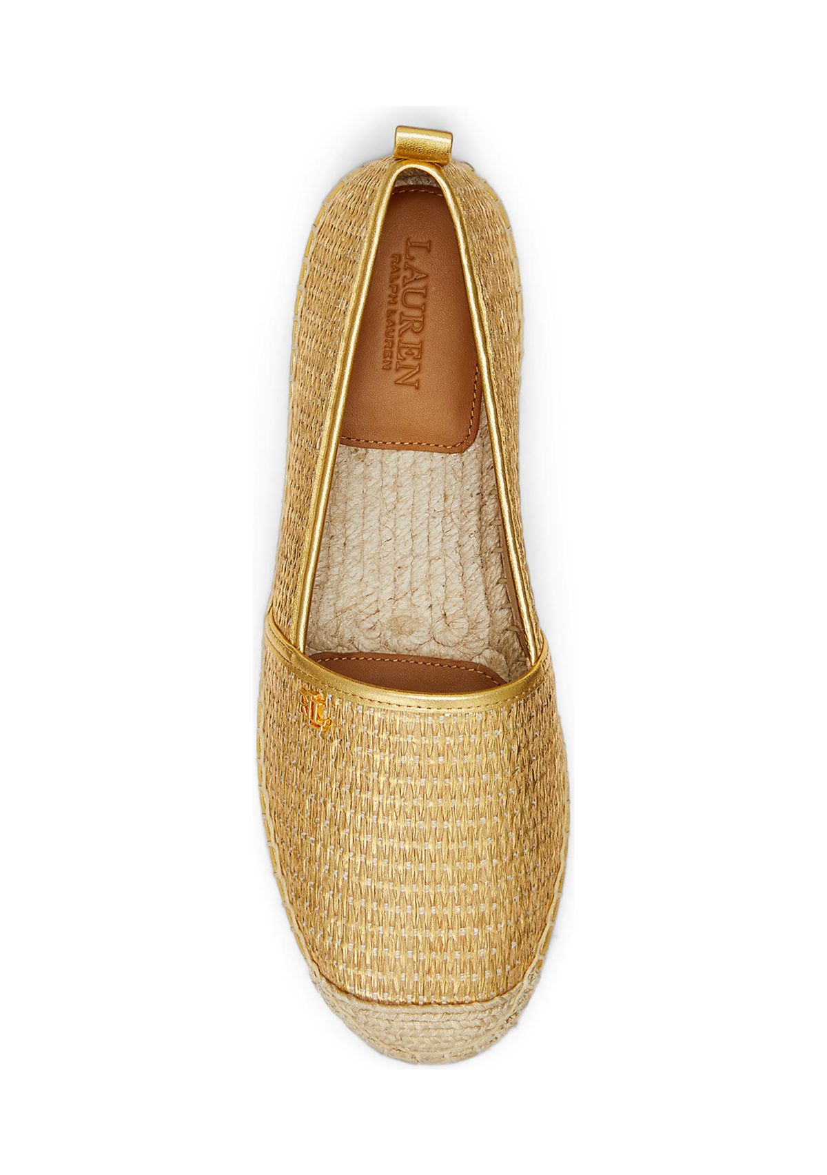 Cameryn III Metallic Straw Espadrille Flats