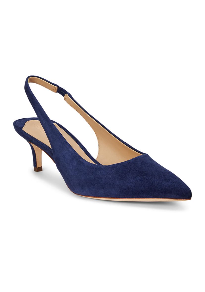Lolah II Suede Slingback Pumps