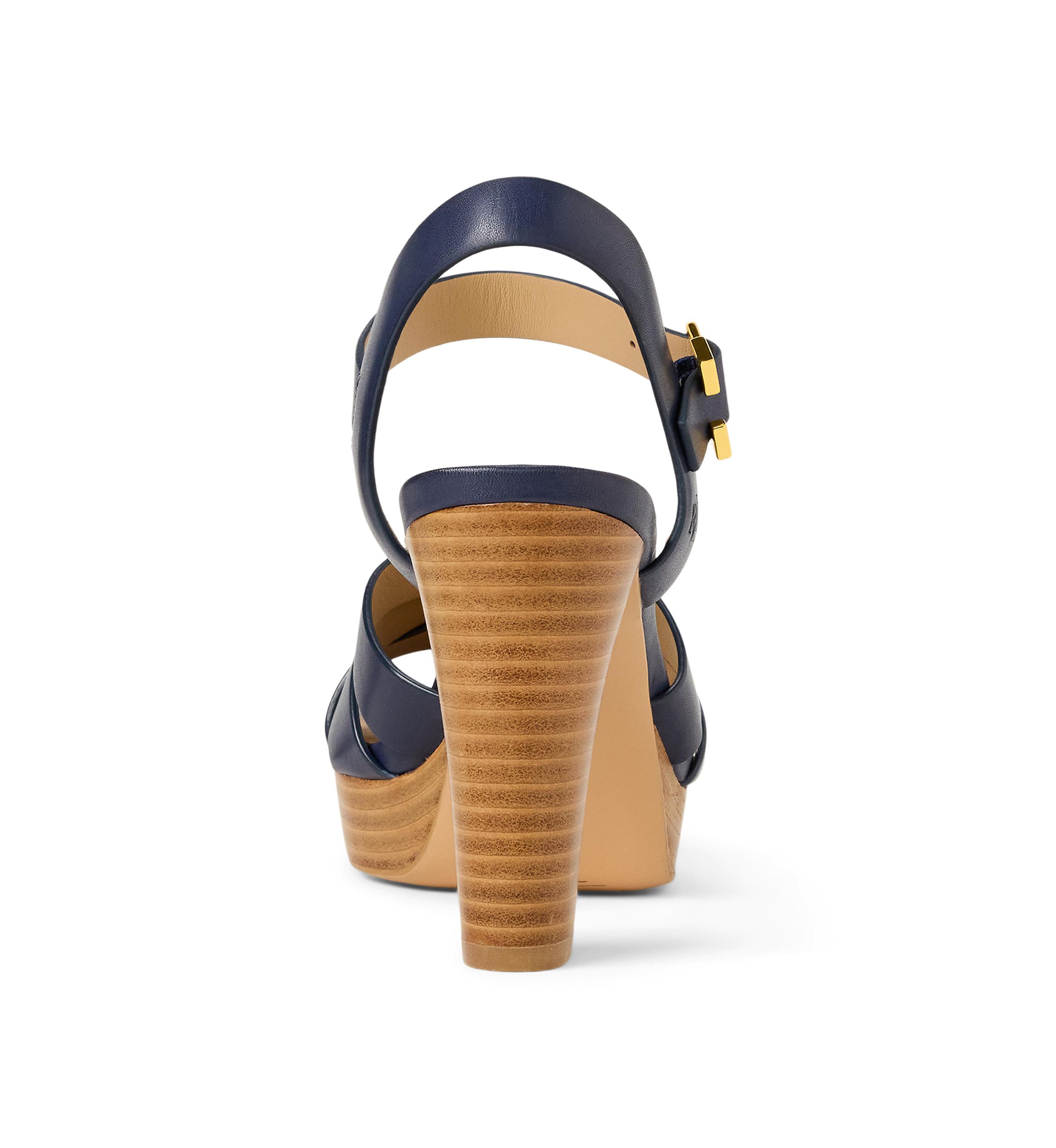 Soffia Burnished Leather Sandals