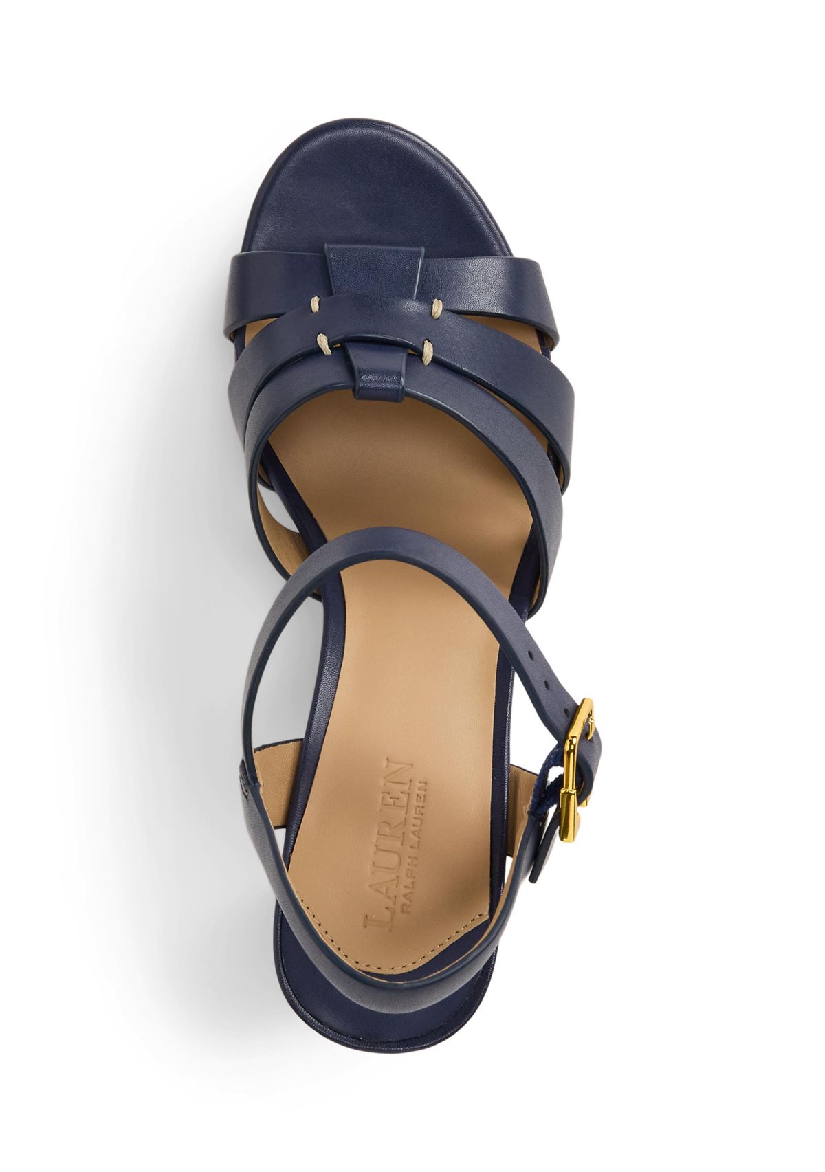 Soffia Burnished Leather Sandals