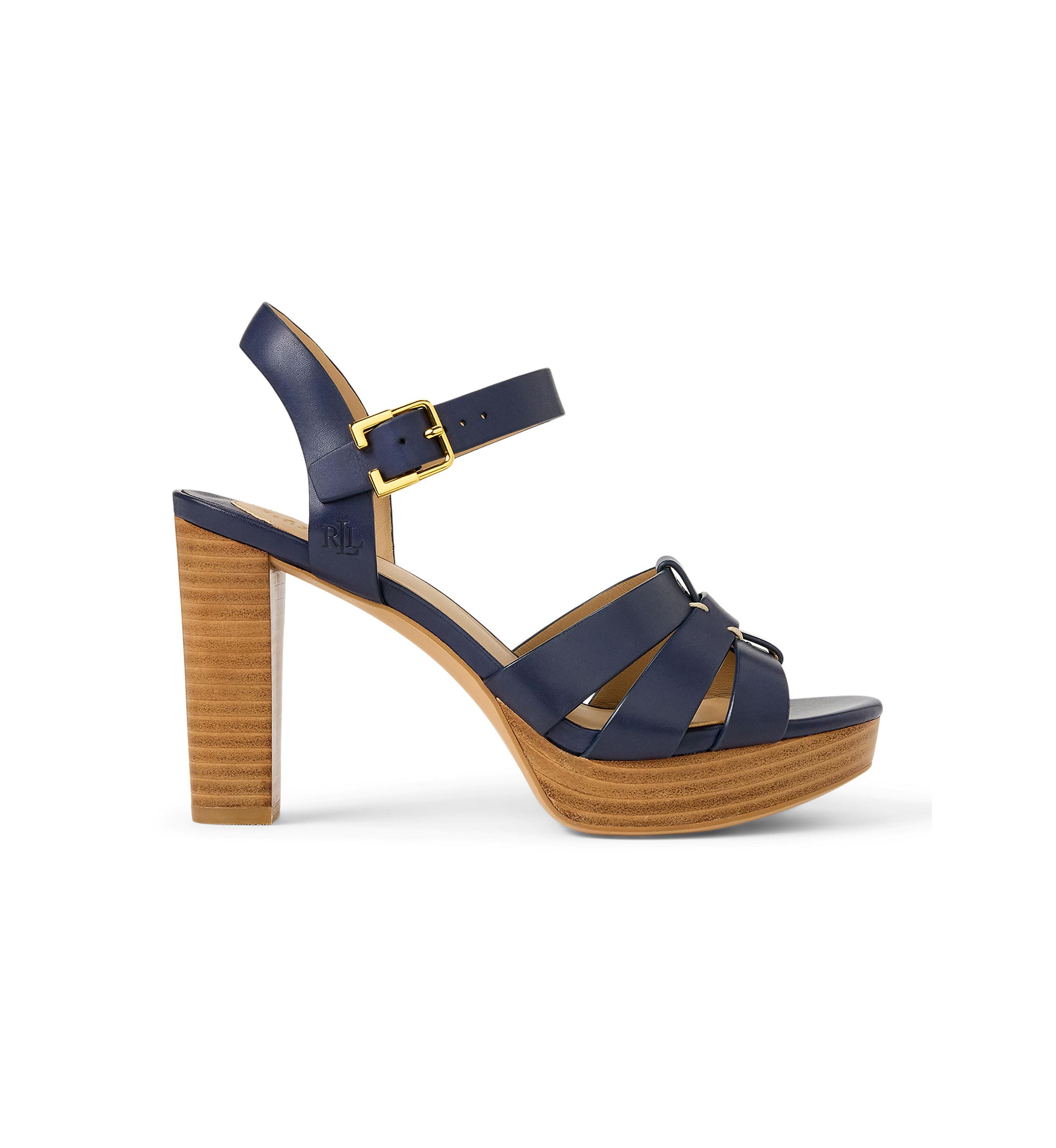 Soffia Burnished Leather Sandals