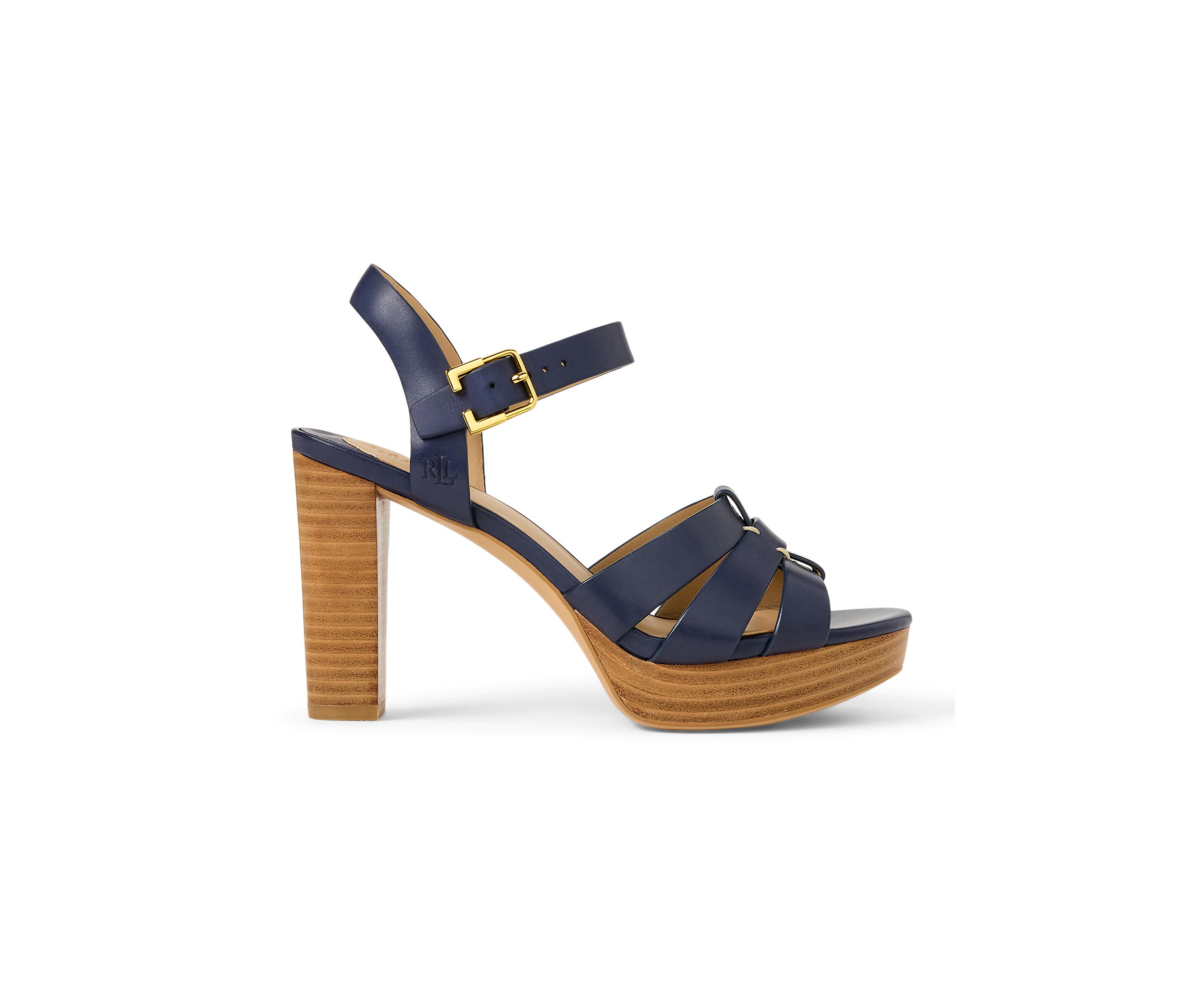 Soffia Burnished Leather Sandals