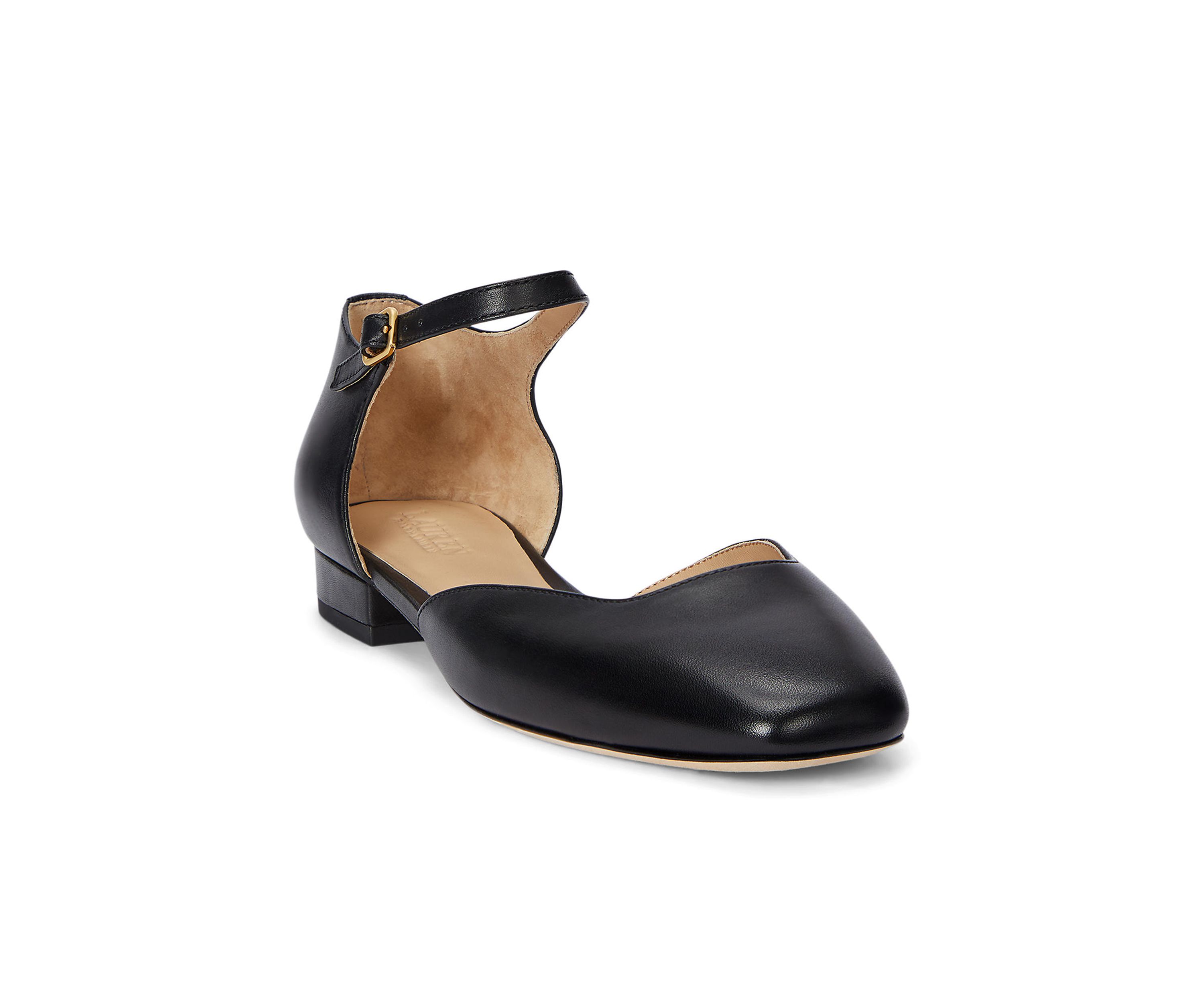 Emellie Calfskin Mary Jane Flats