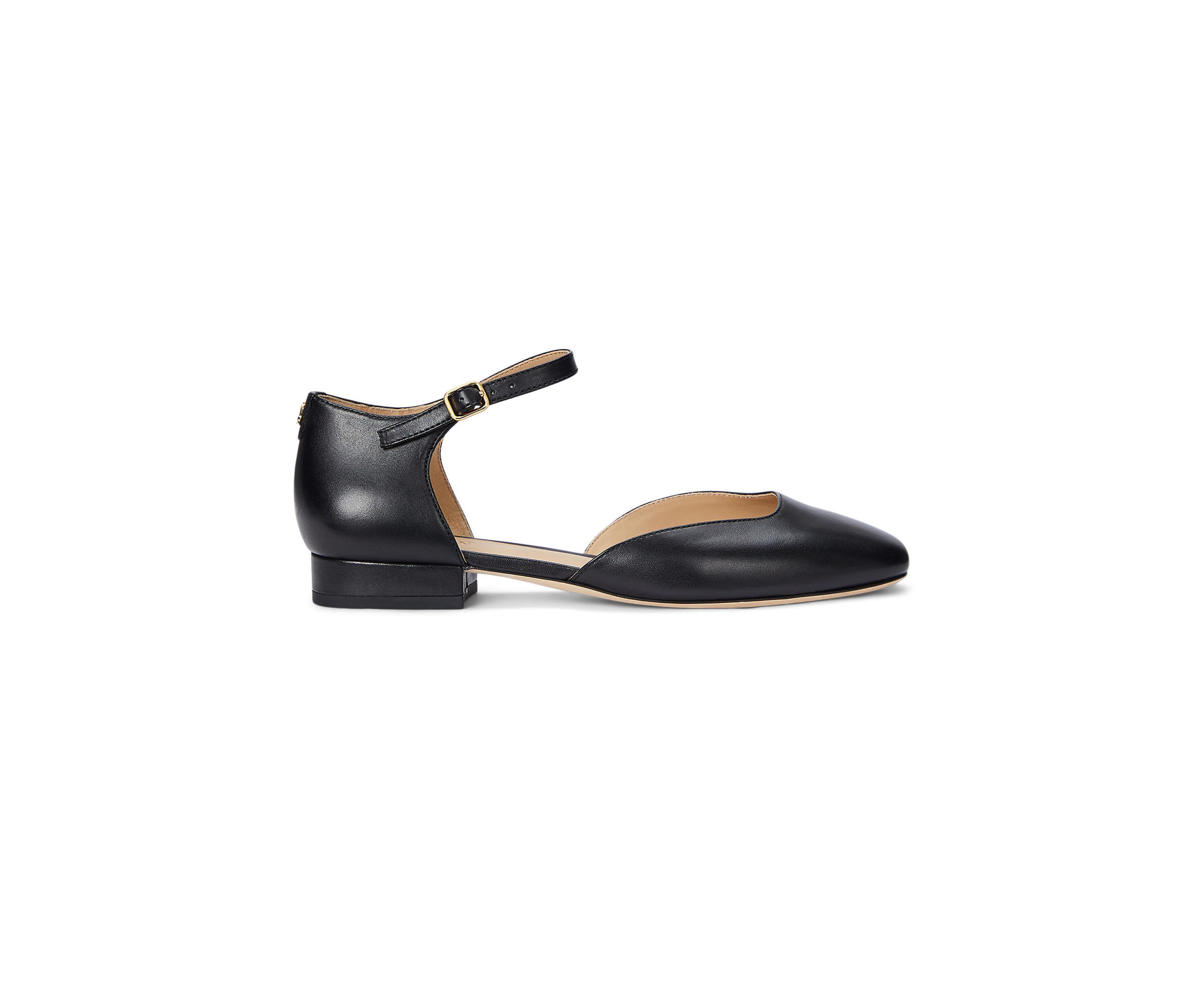 Emellie Calfskin Mary Jane Flats