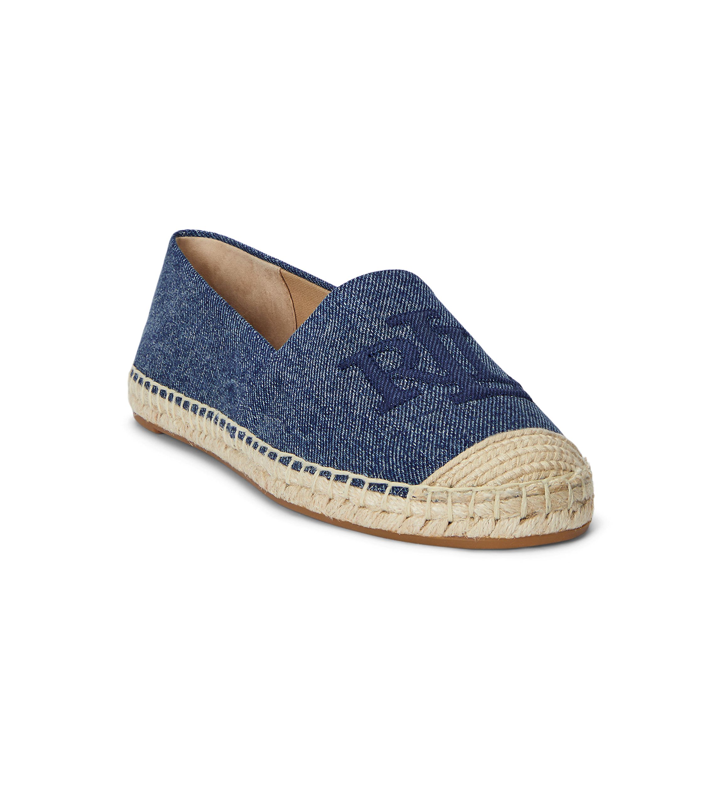 Cameryn Washed Denim Espadrille Flats
