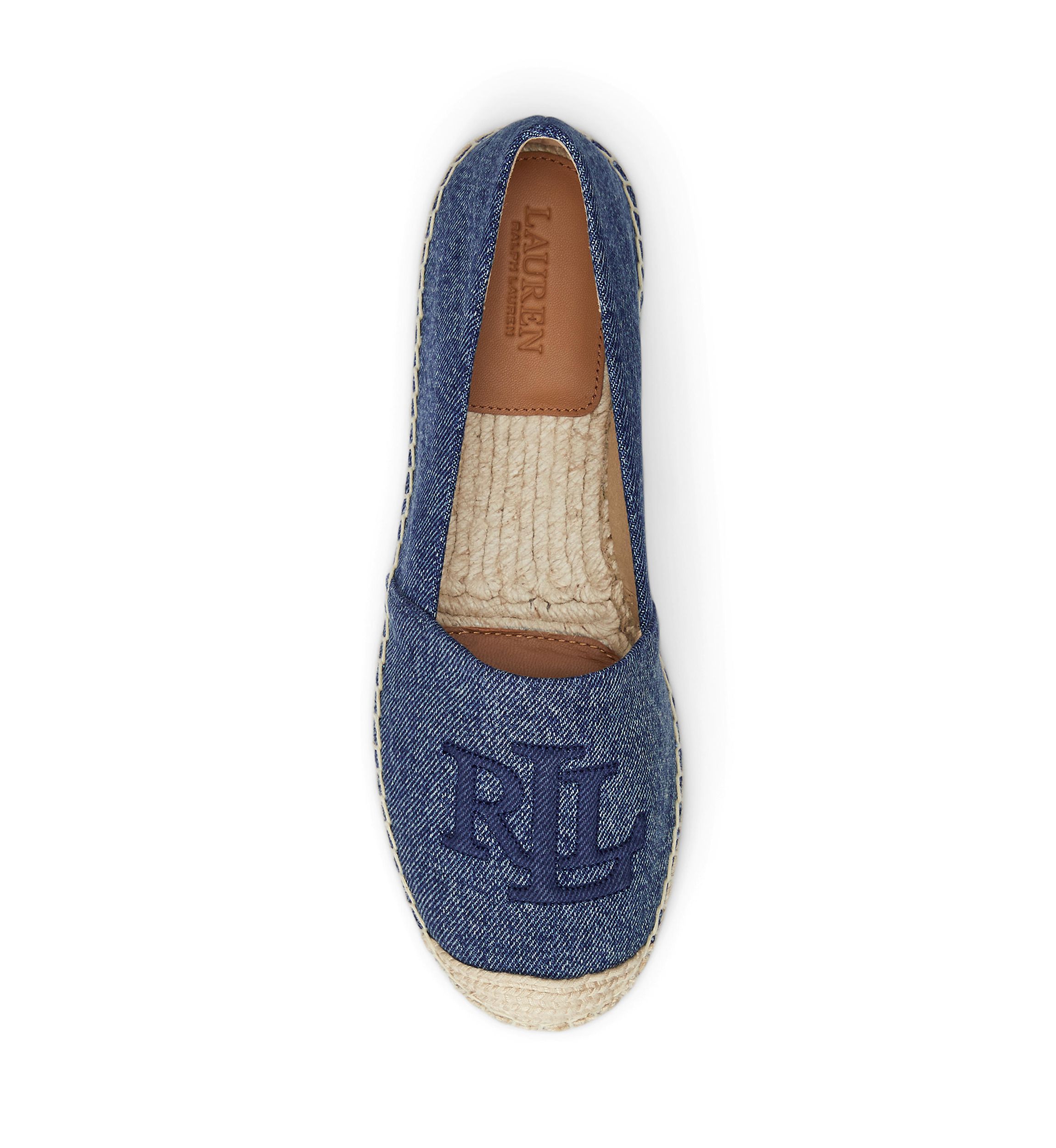Cameryn Washed Denim Espadrille Flats