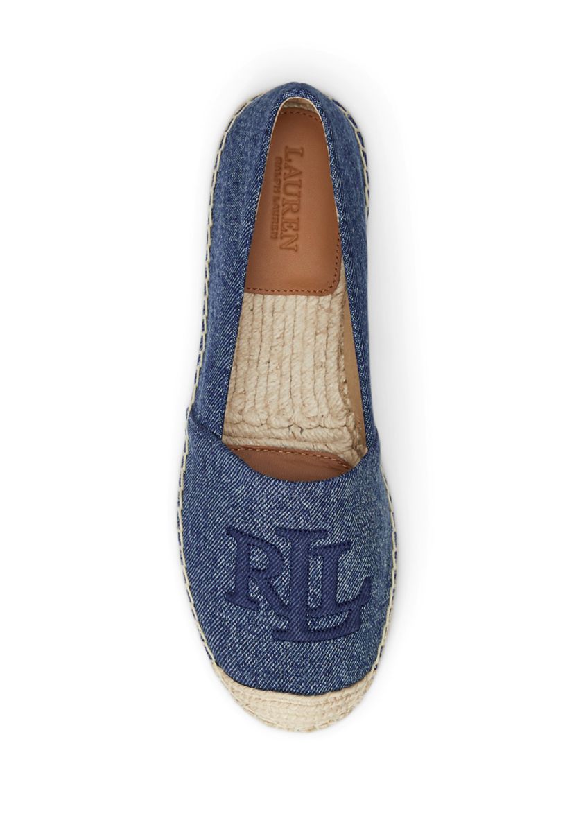 Cameryn Washed Denim Espadrille Flats