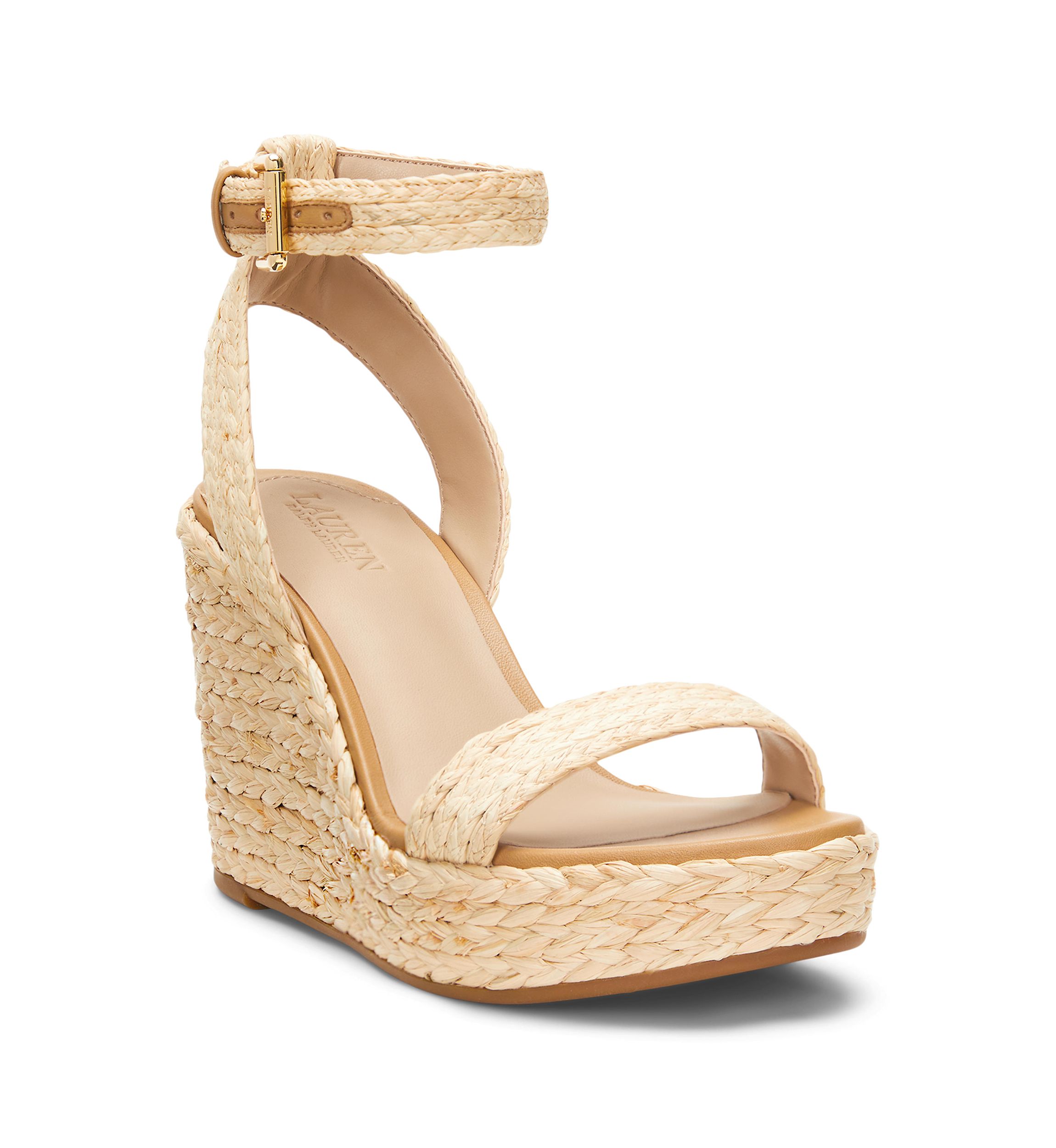 Hilarie IV Braided Raffia Espadrille Sandals