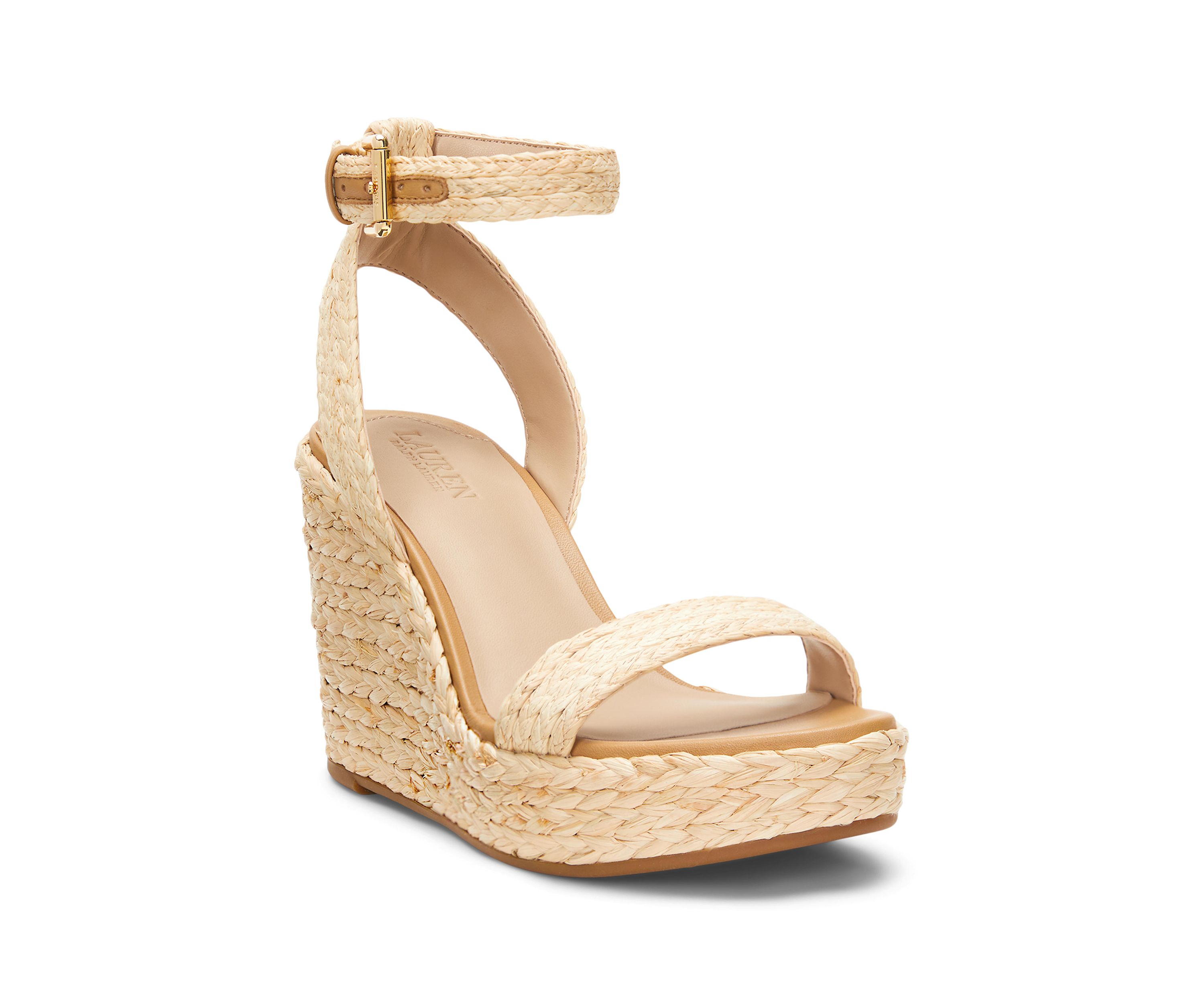 Hilarie IV Braided Raffia Espadrille Sandals
