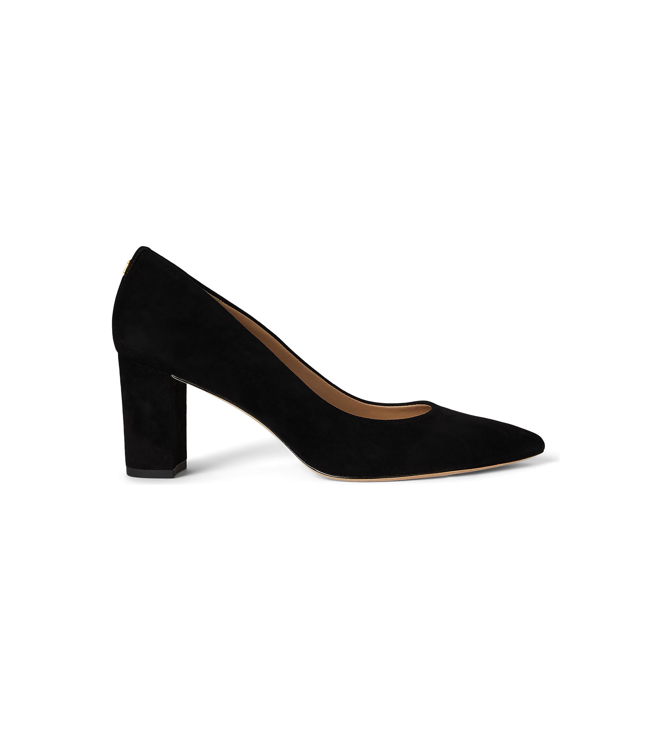Lanette Suede Block Heel Pumps