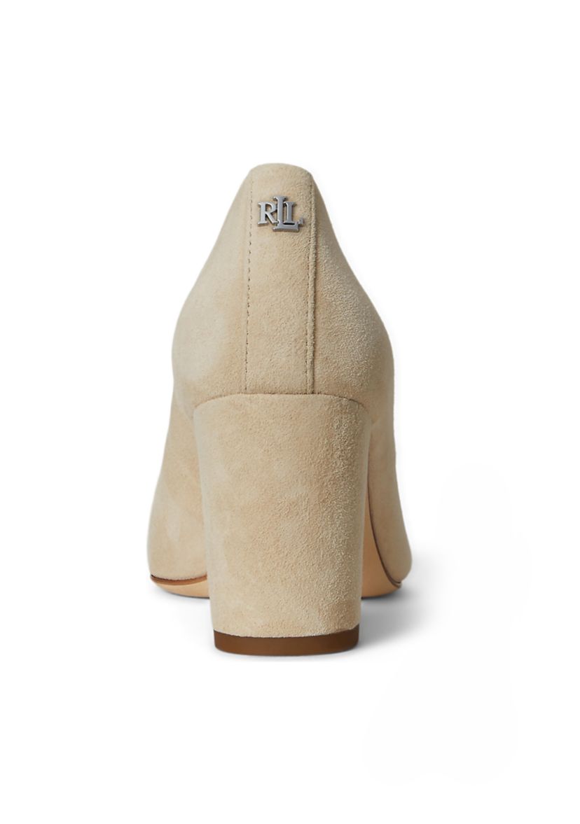 Lanette Suede Block Heel Pumps
