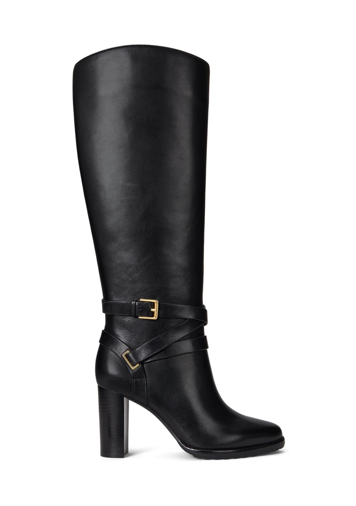 Collins Burnished Leather Tall Heeled Boots