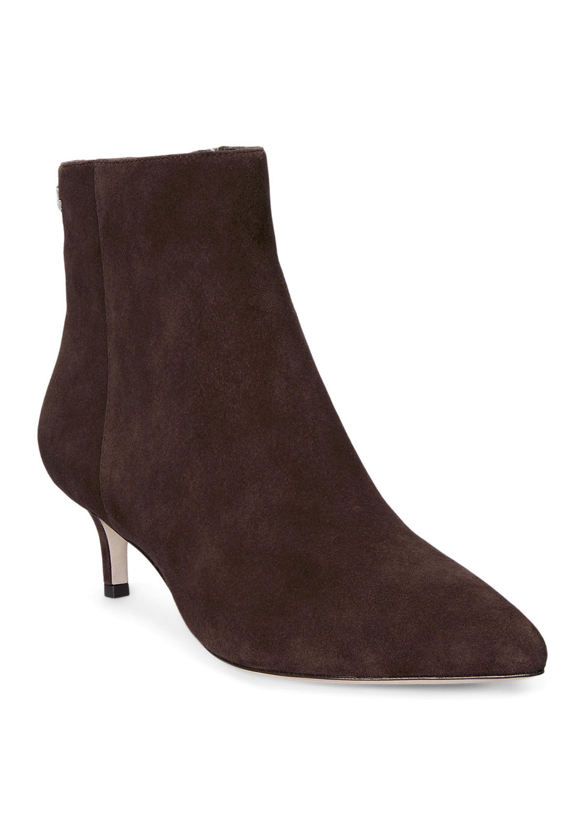 McKay Suede Bootie Heels