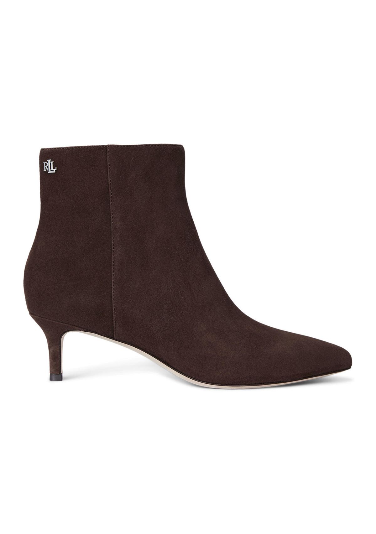 McKay Suede Bootie Heels