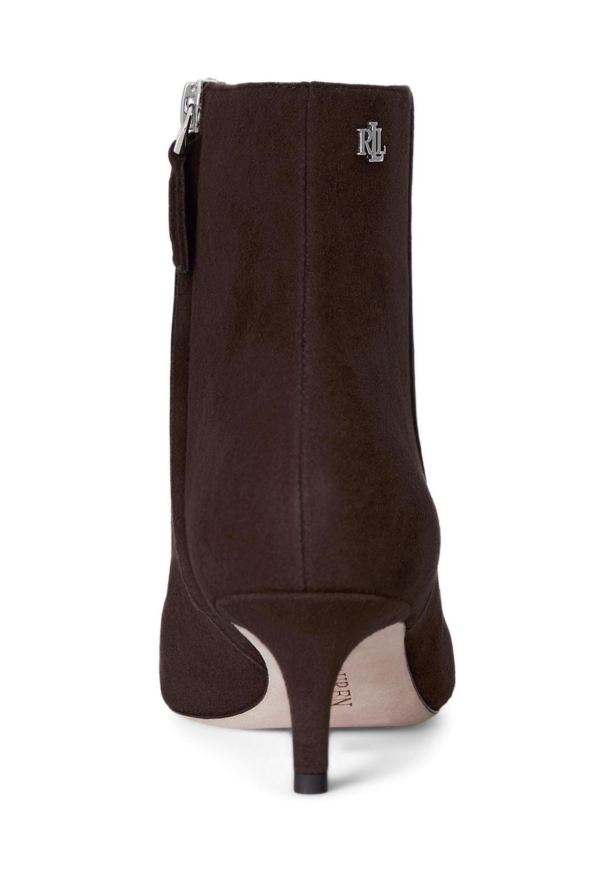 McKay Suede Bootie Heels