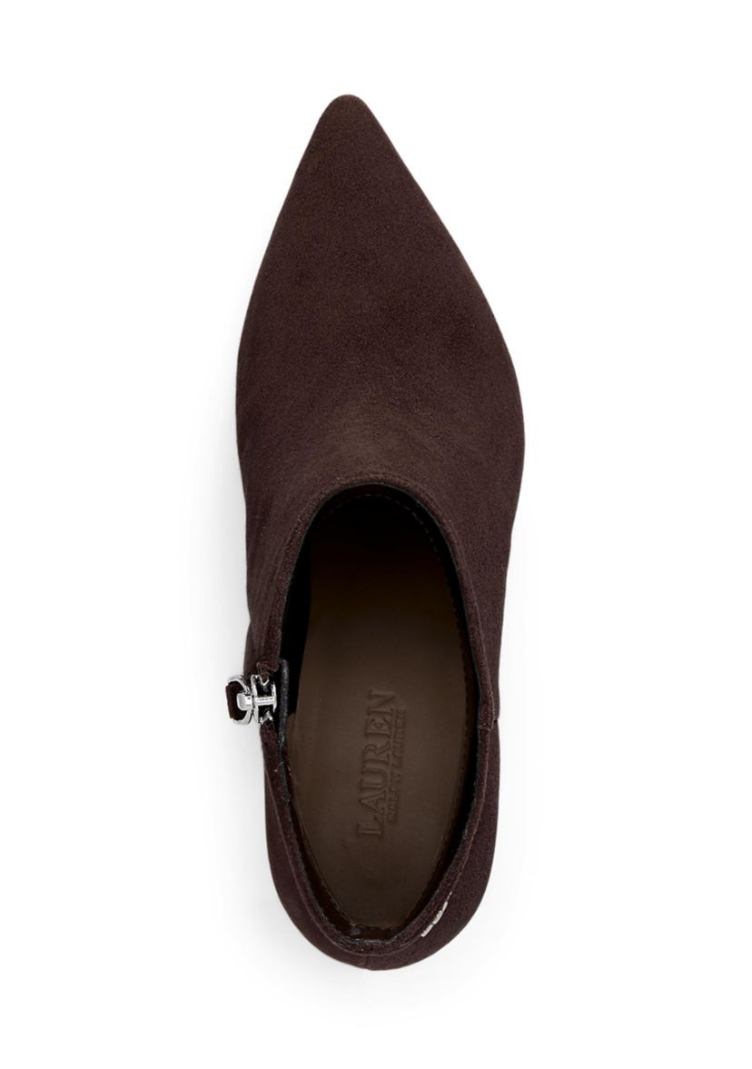 McKay Suede Bootie Heels