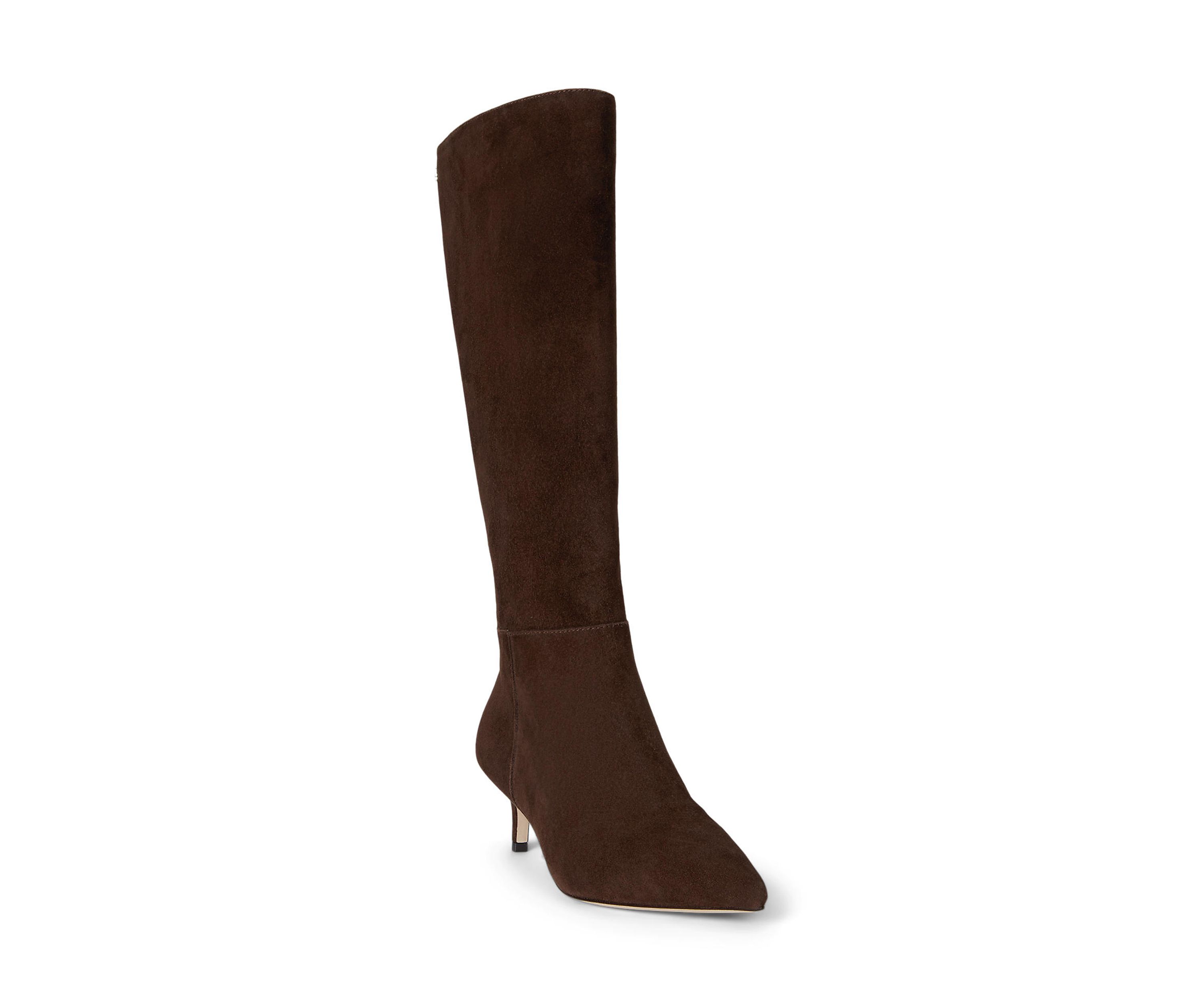 McKay Suede Tall Boot Heels