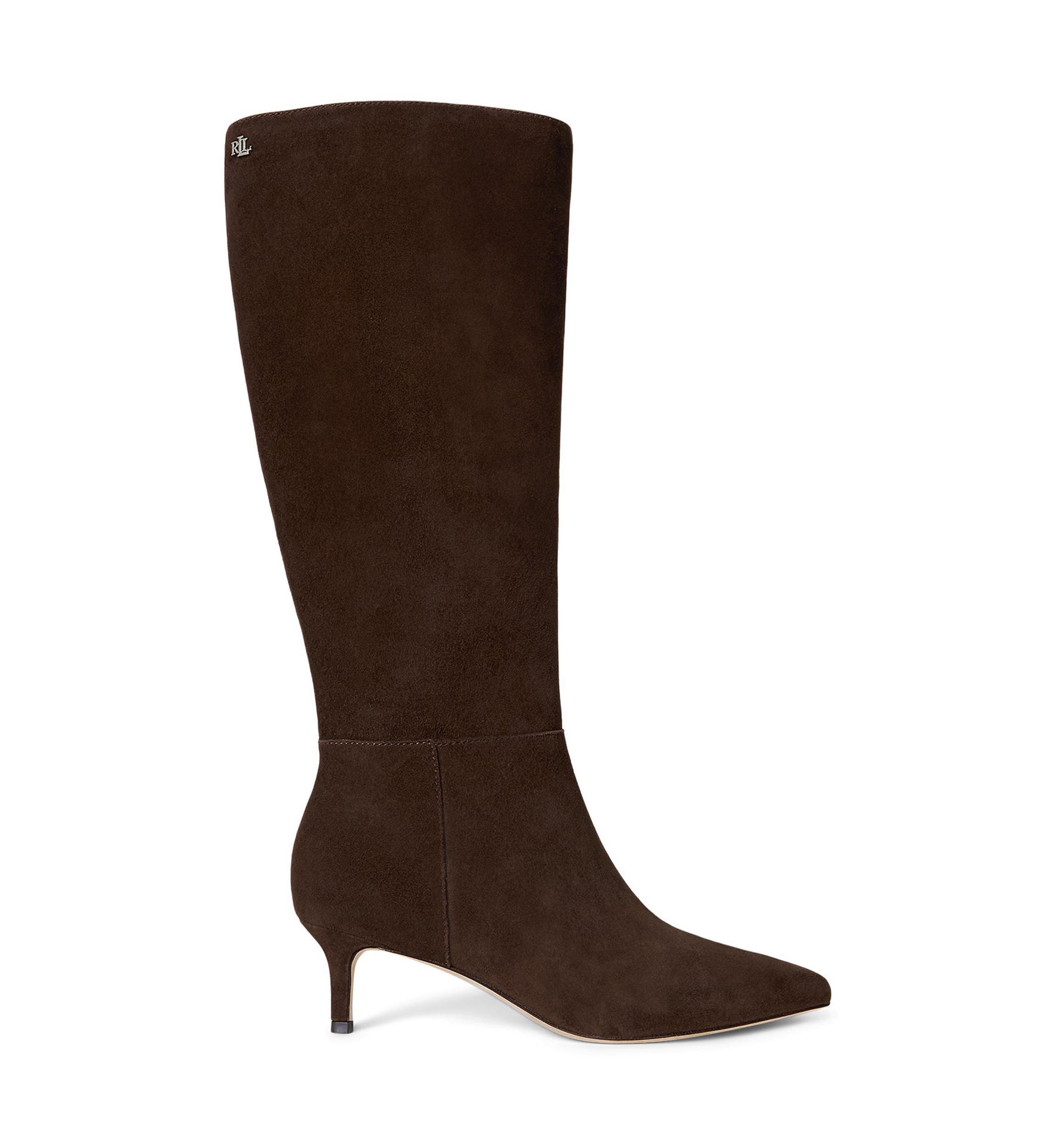 McKay Suede Tall Boot Heels