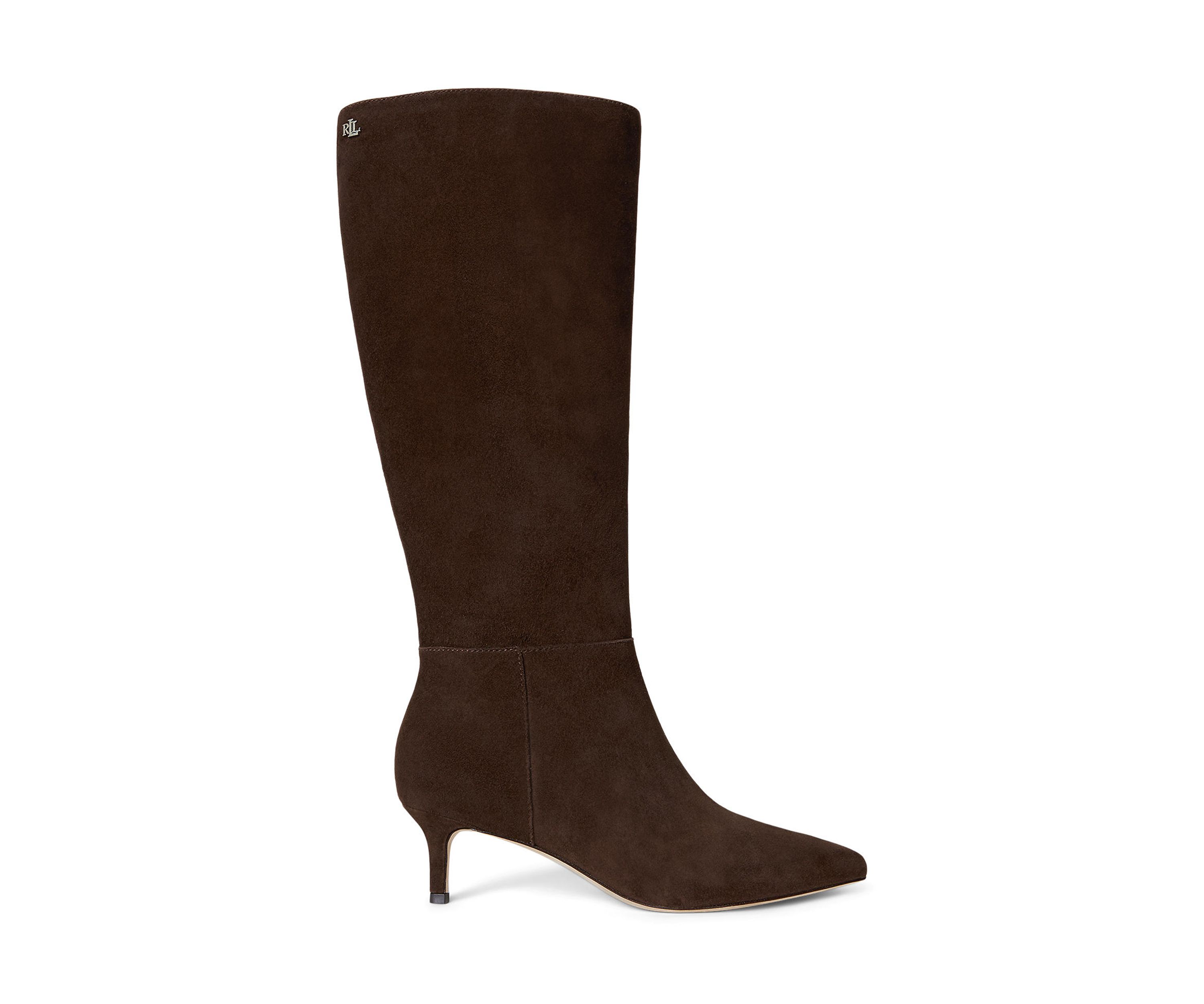McKay Suede Tall Boot Heels