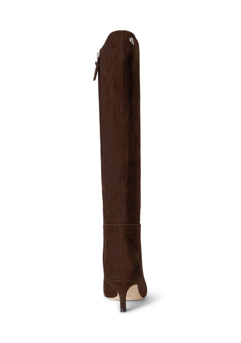 McKay Suede Tall Boot Heels