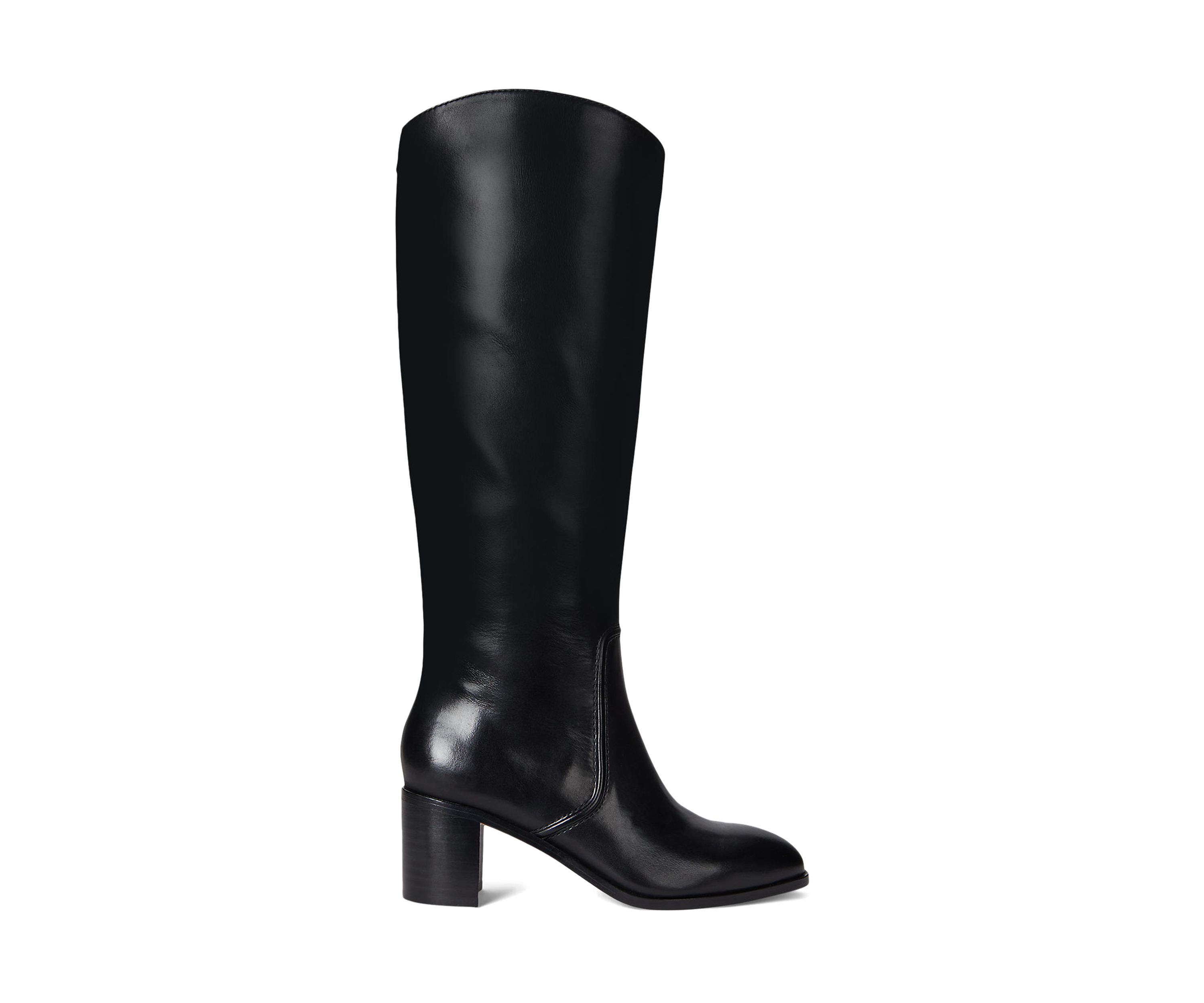 Charly Burnished Leather Tall Boots
