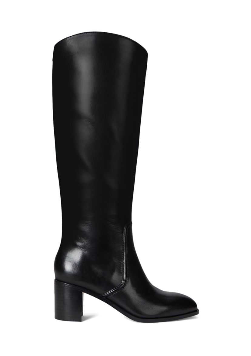 Charly Burnished Leather Tall Boots