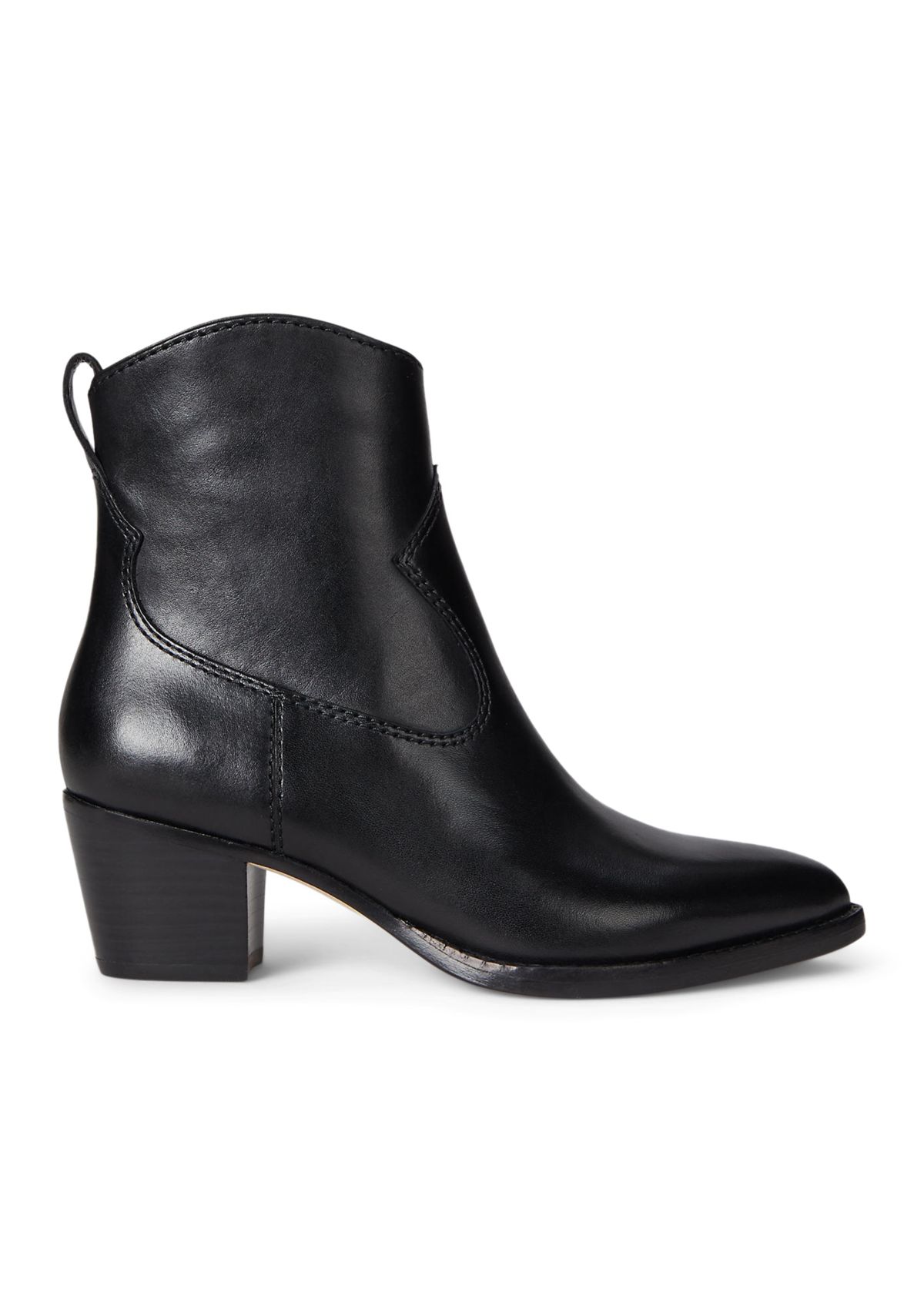 Harpher Burnished Leather Booties