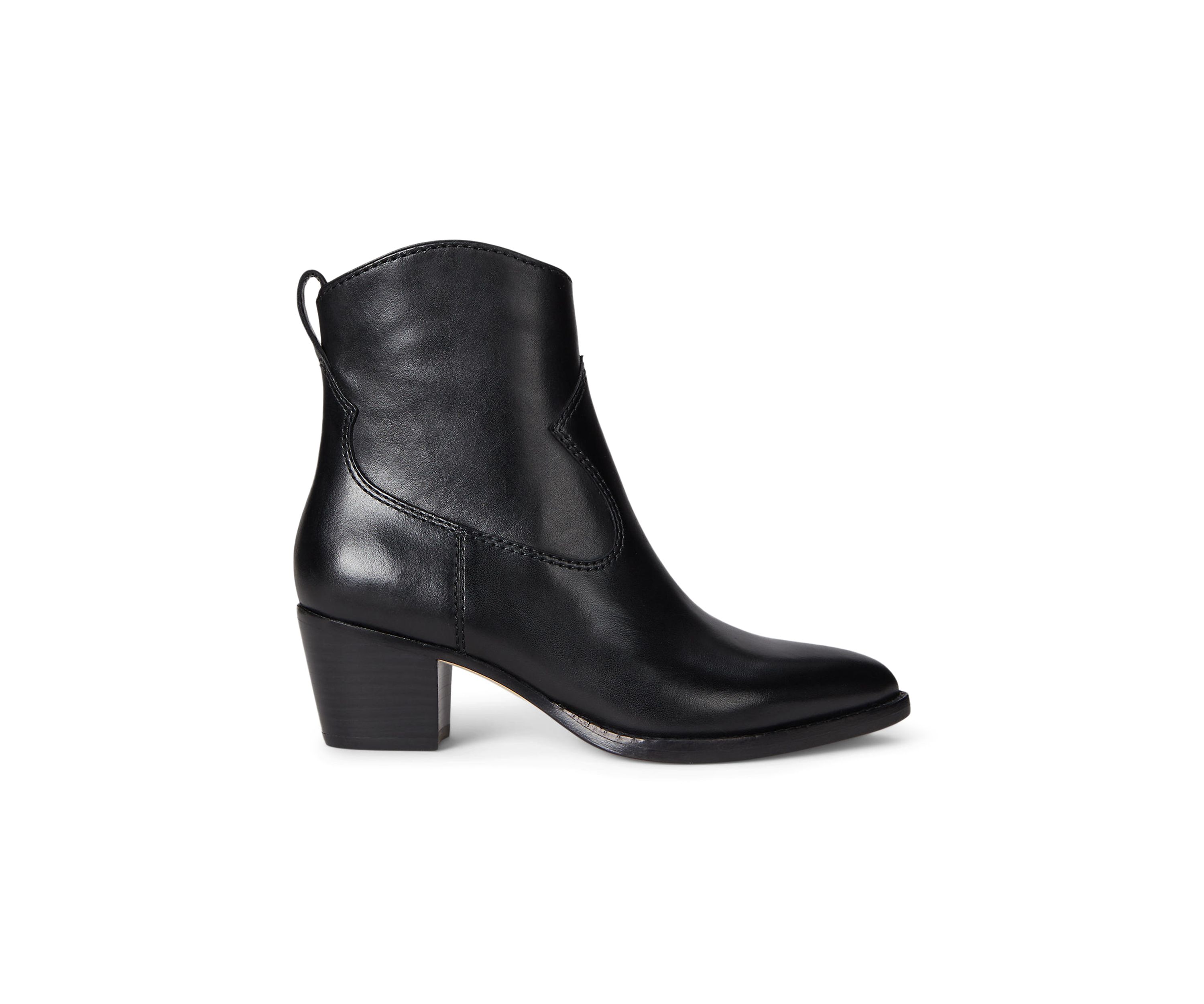 Harpher Burnished Leather Booties
