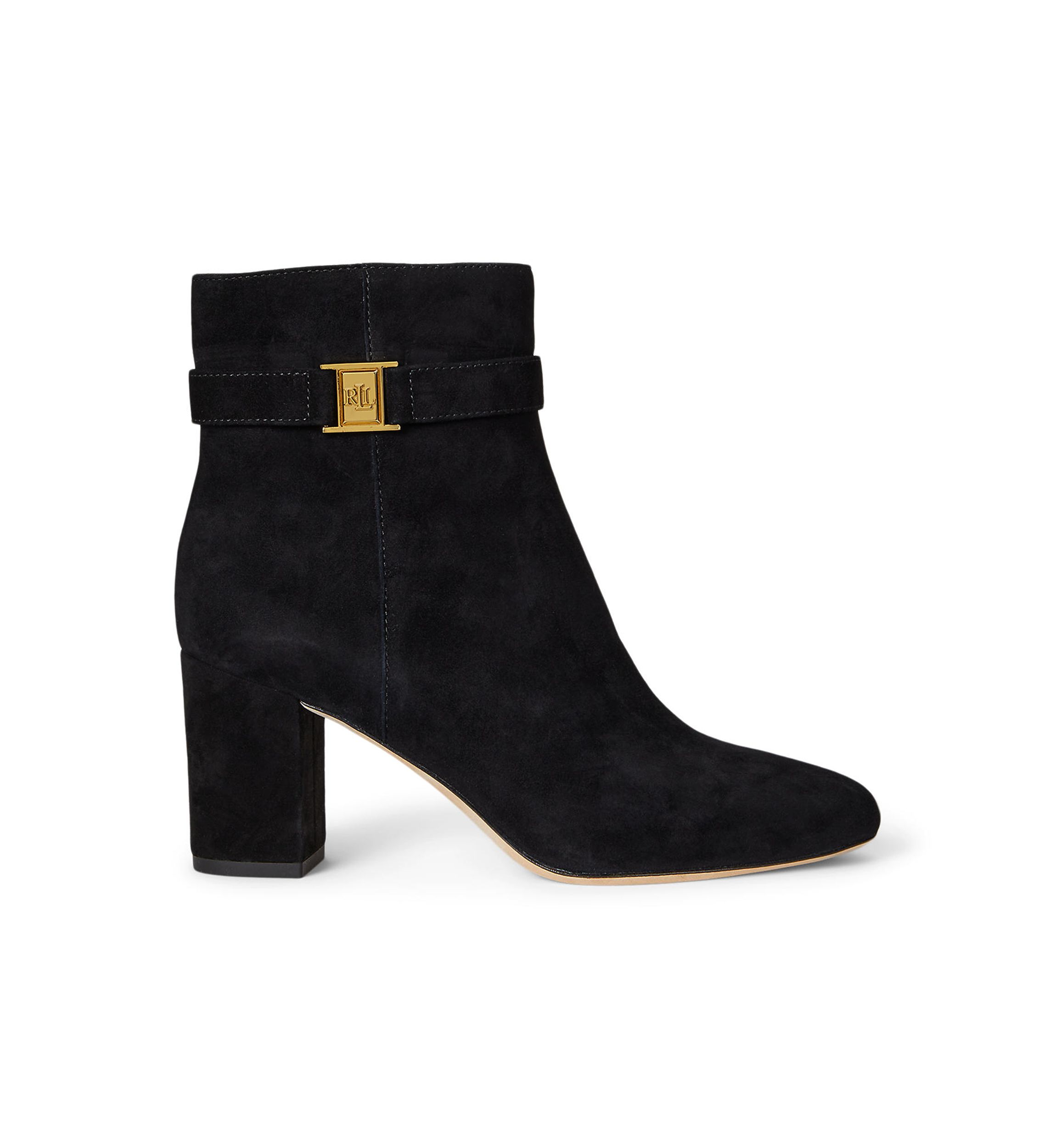 Kellie Suede Bootie Heels