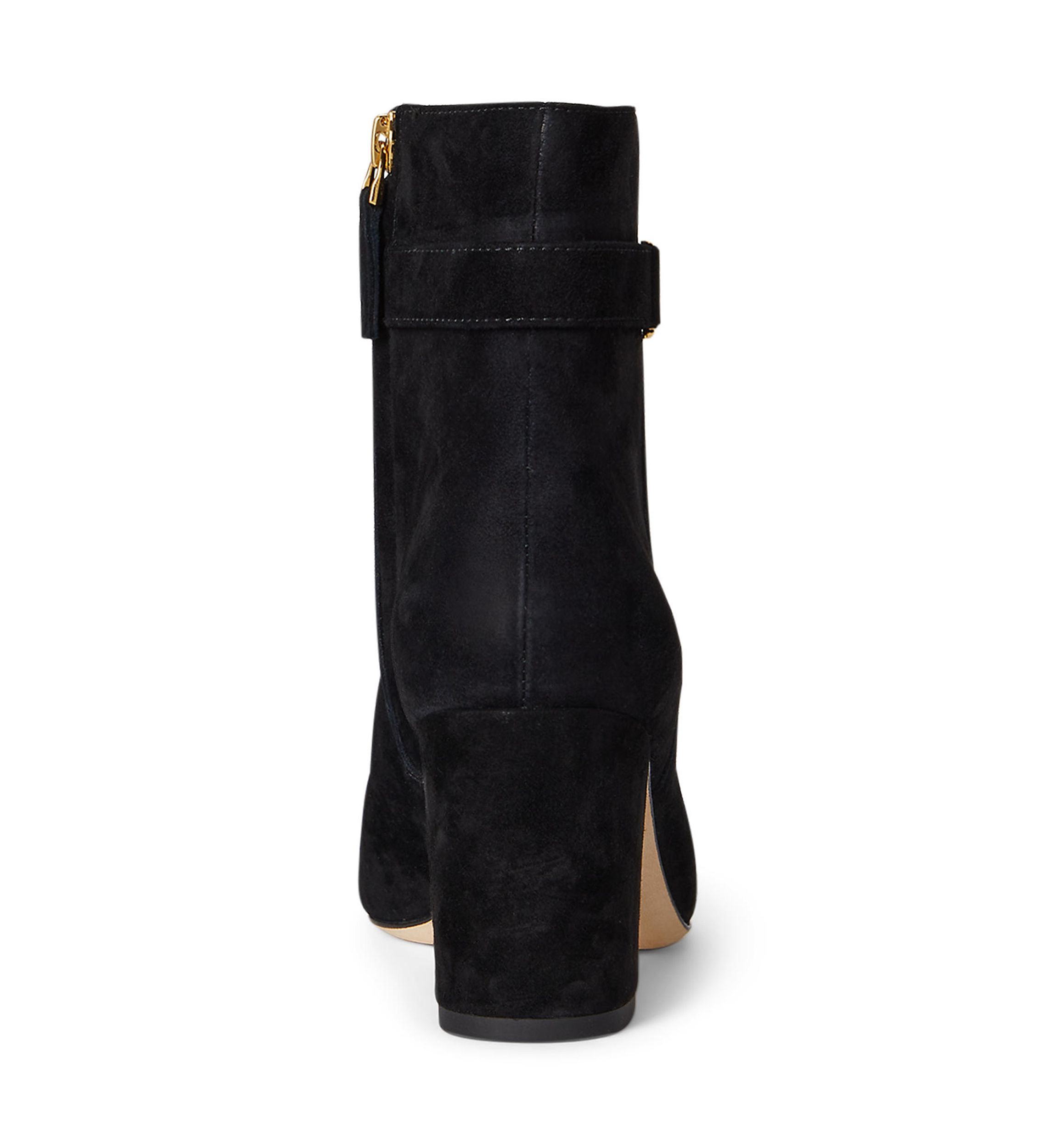 Kellie Suede Bootie Heels