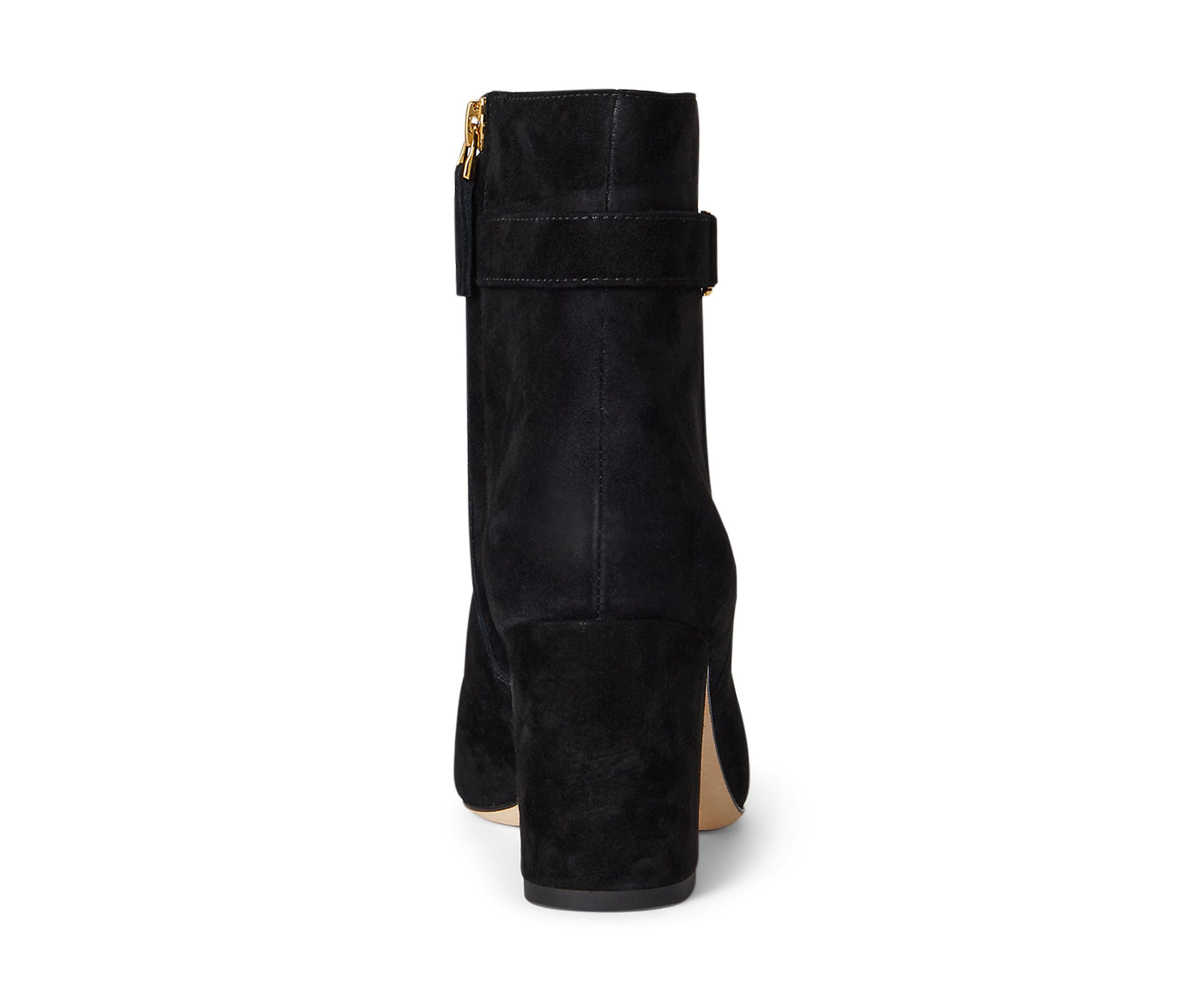 Kellie Suede Bootie Heels