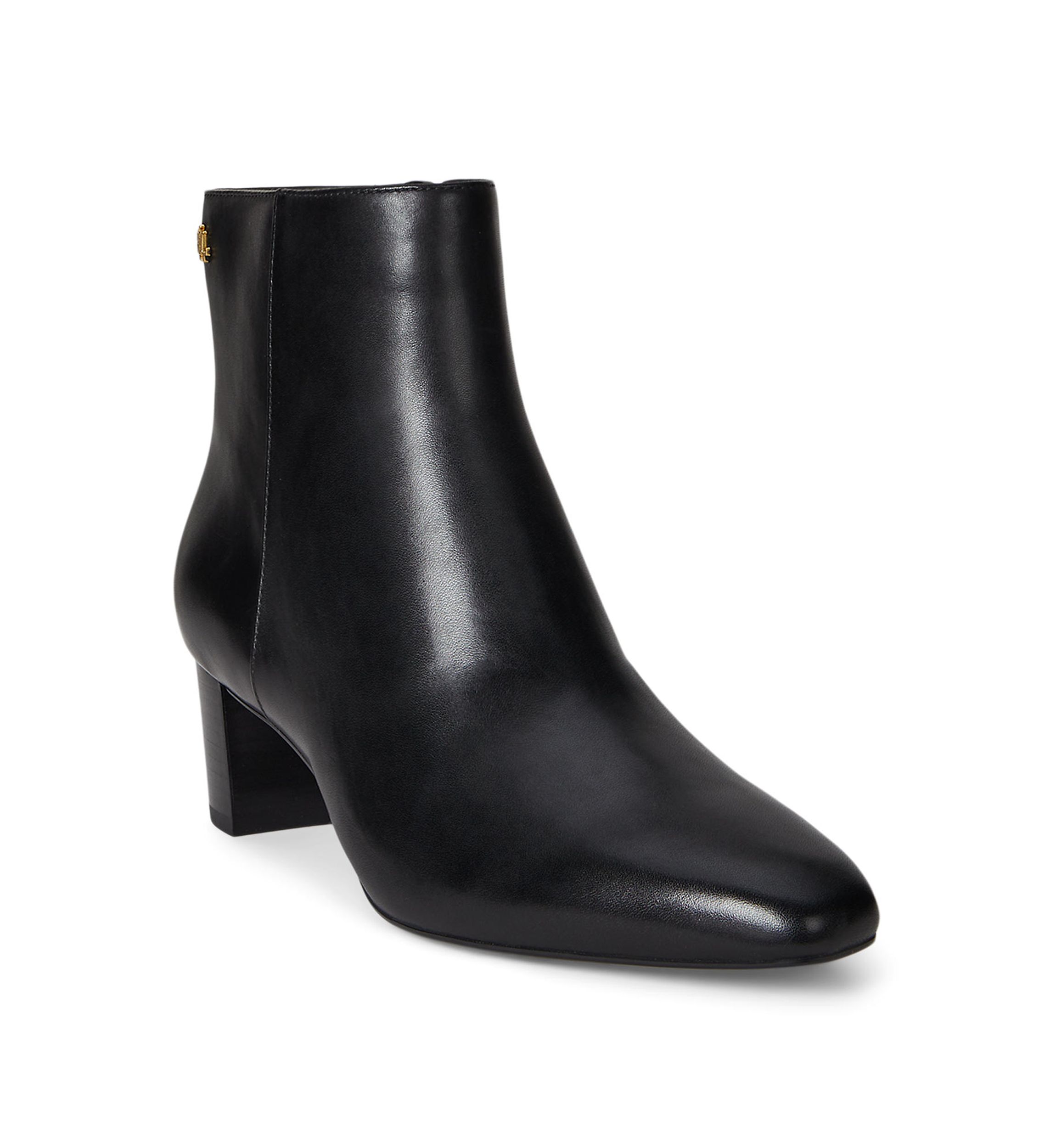 Demi Burnished Leather Booties